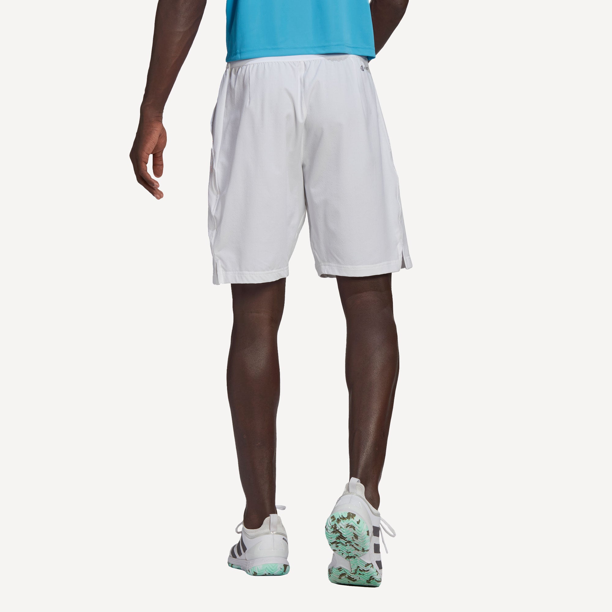 adidas Ergo Men's 9-Inch Tennis Shorts White (2)