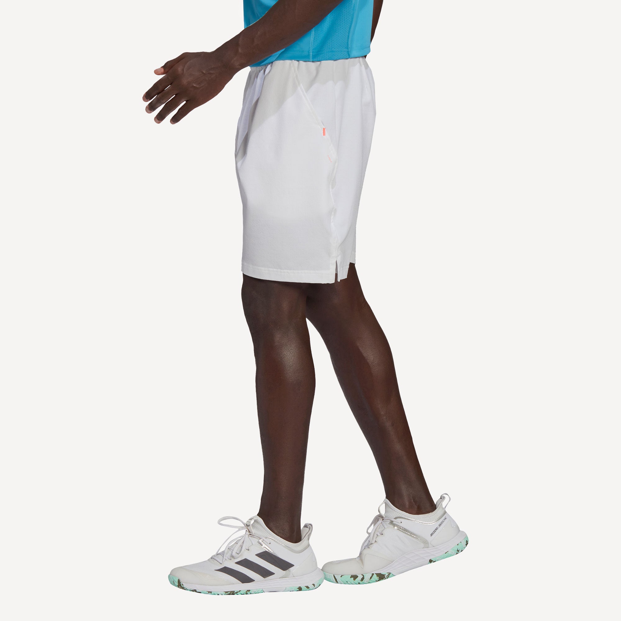 adidas Ergo Men's 9-Inch Tennis Shorts White (4)