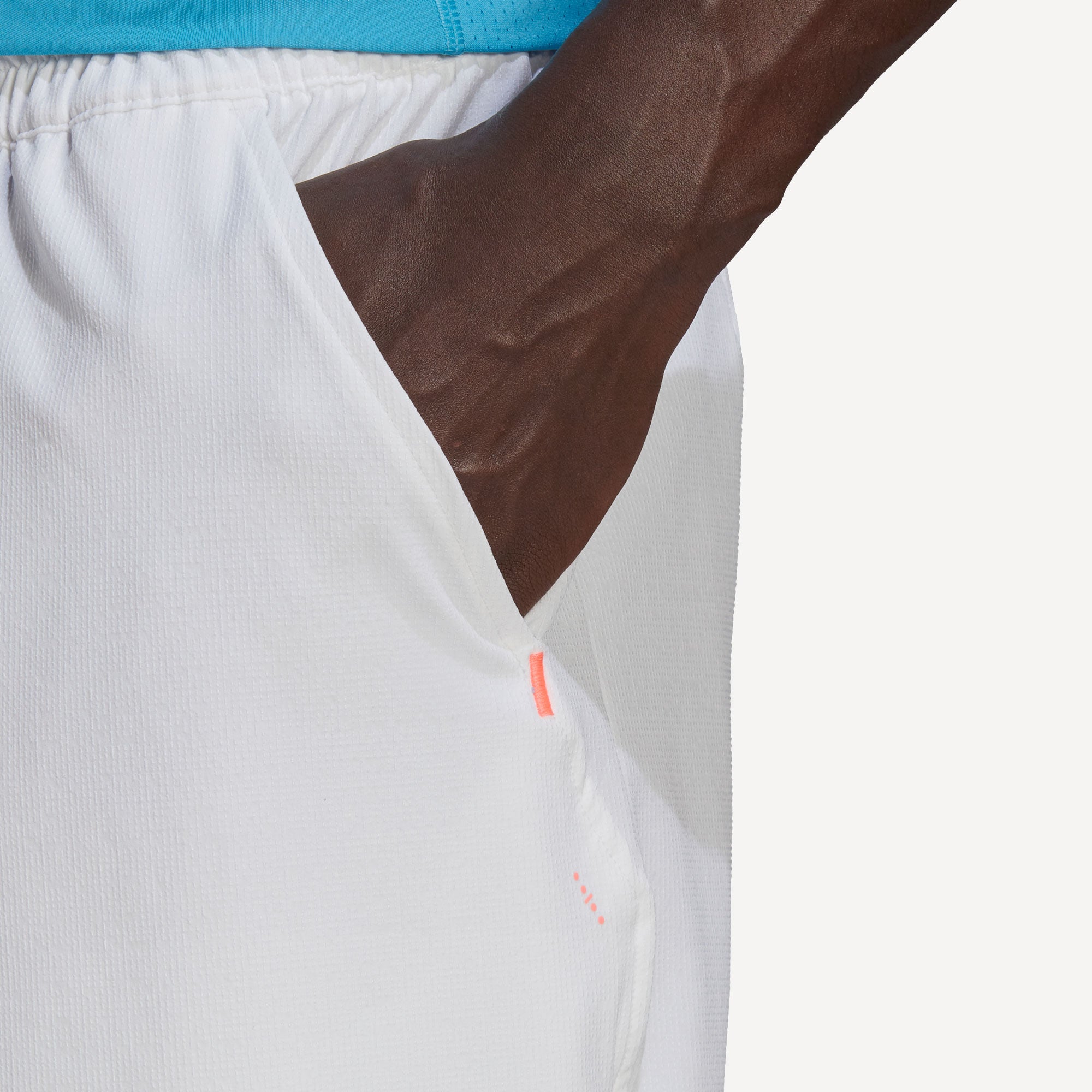 adidas Ergo Men's 9-Inch Tennis Shorts White (5)