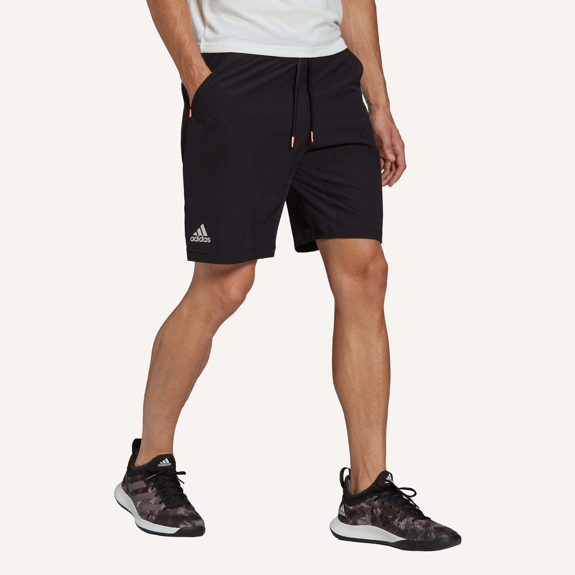 adidas Ergo Men's 9-Inch Tennis Shorts Black (3)