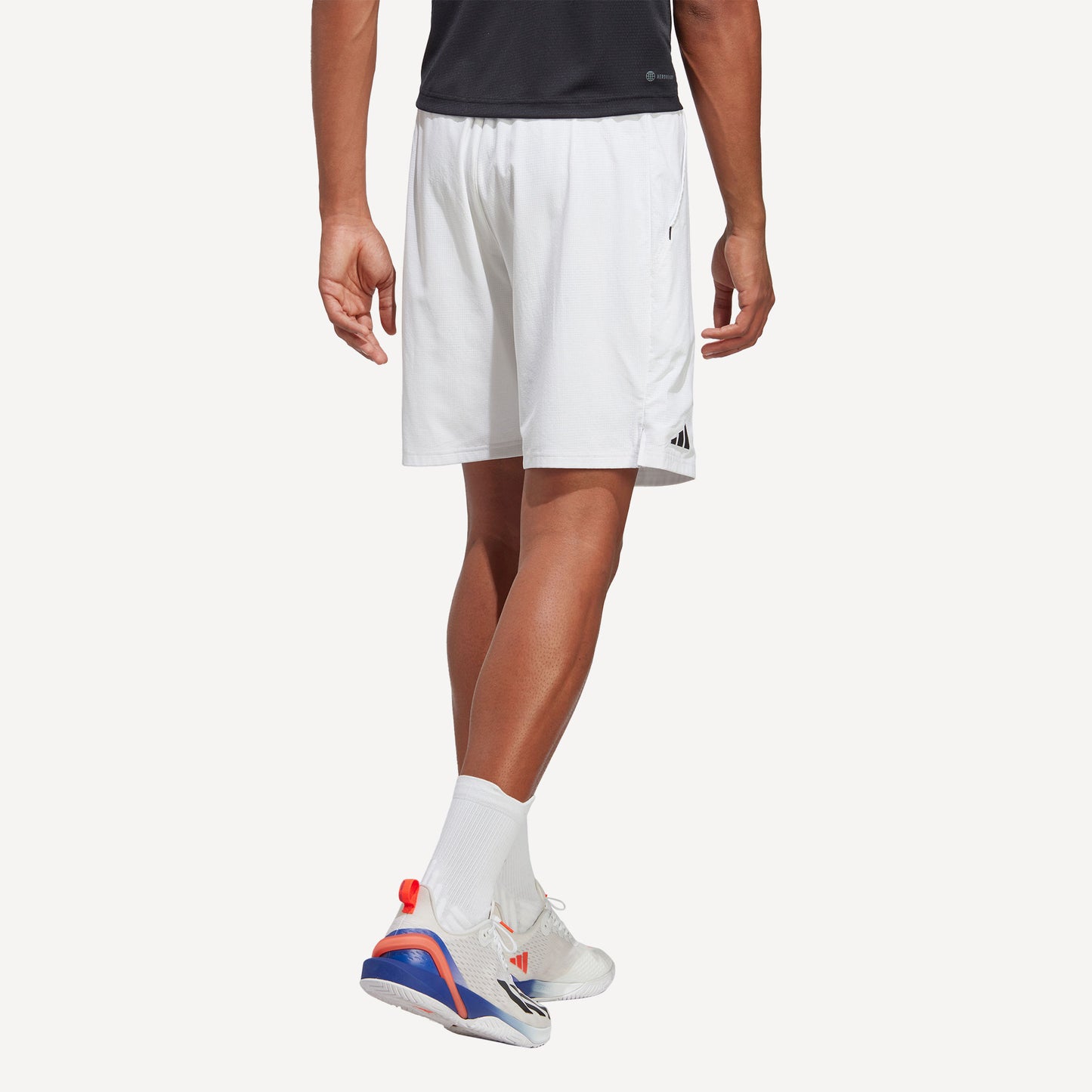 adidas Ergo Men's 9-Inch Tennis Shorts White (2)