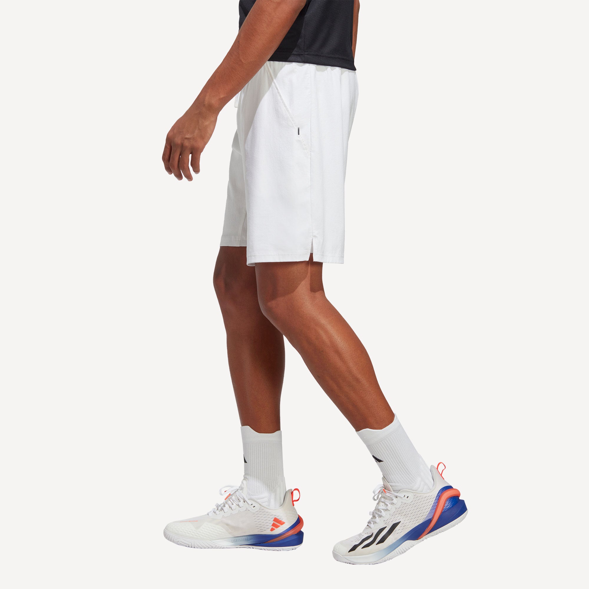 adidas Ergo Men's 9-Inch Tennis Shorts White (3)
