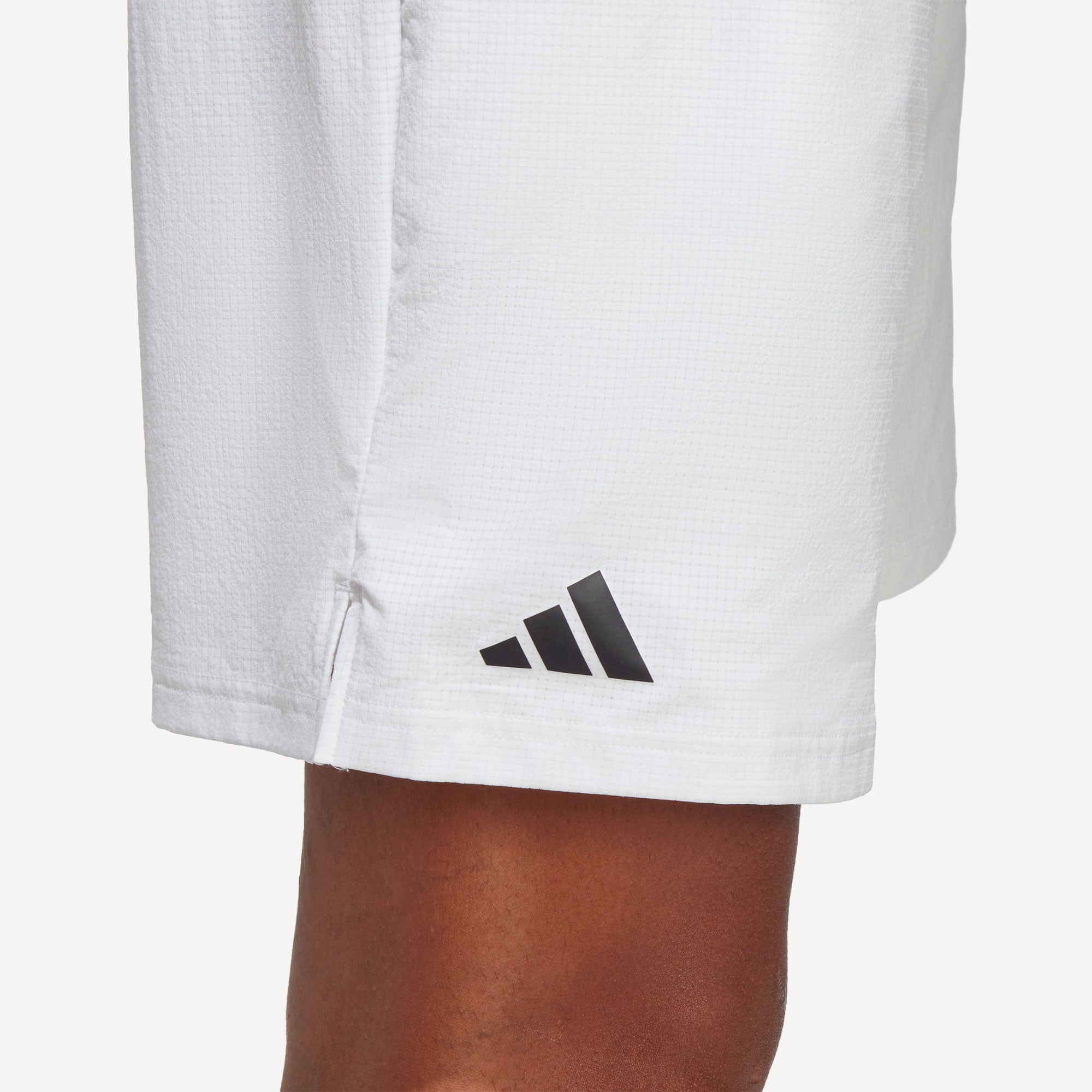 adidas Ergo Men's 9-Inch Tennis Shorts White (6)