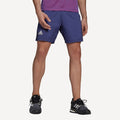 adidas Ergo Primeblue Men's 7-Inch Tennis Shorts Blue (1)