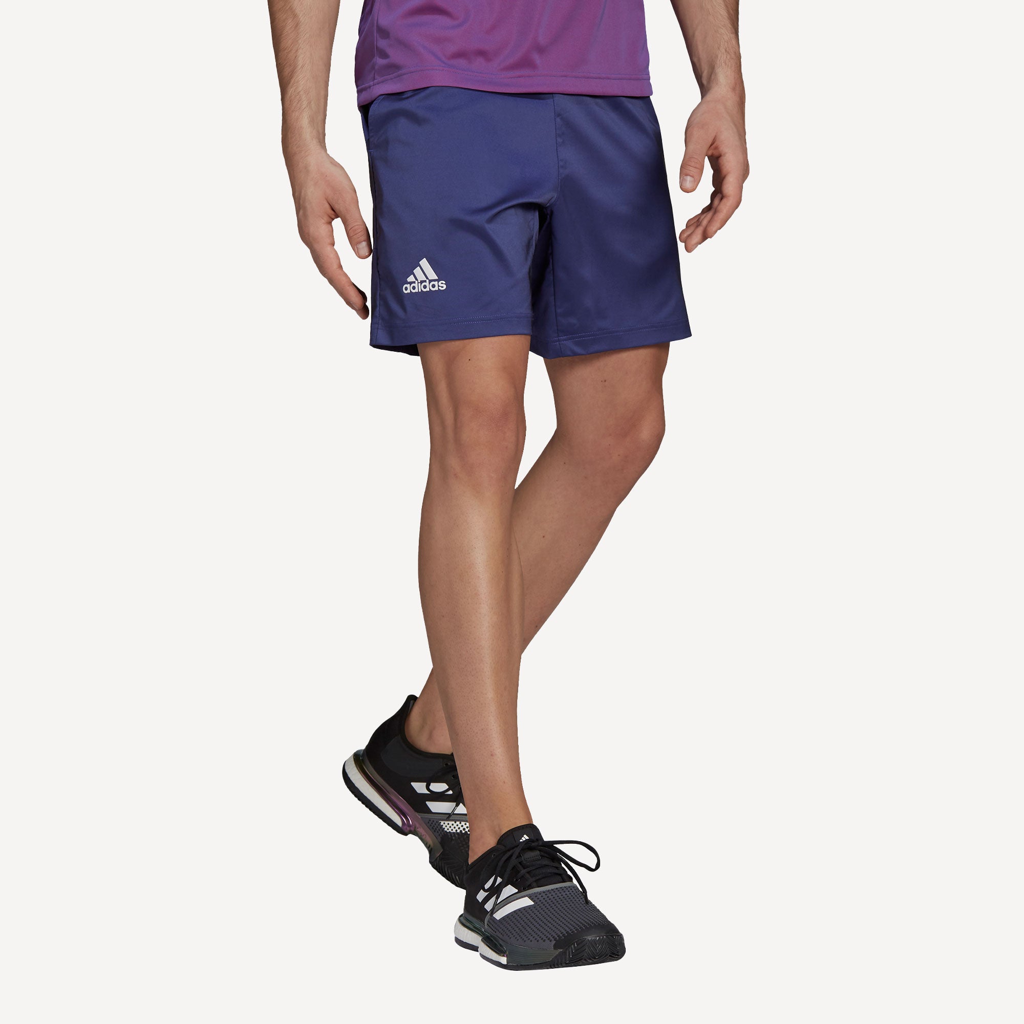 adidas Ergo Primeblue Men's 7-Inch Tennis Shorts Blue (3)