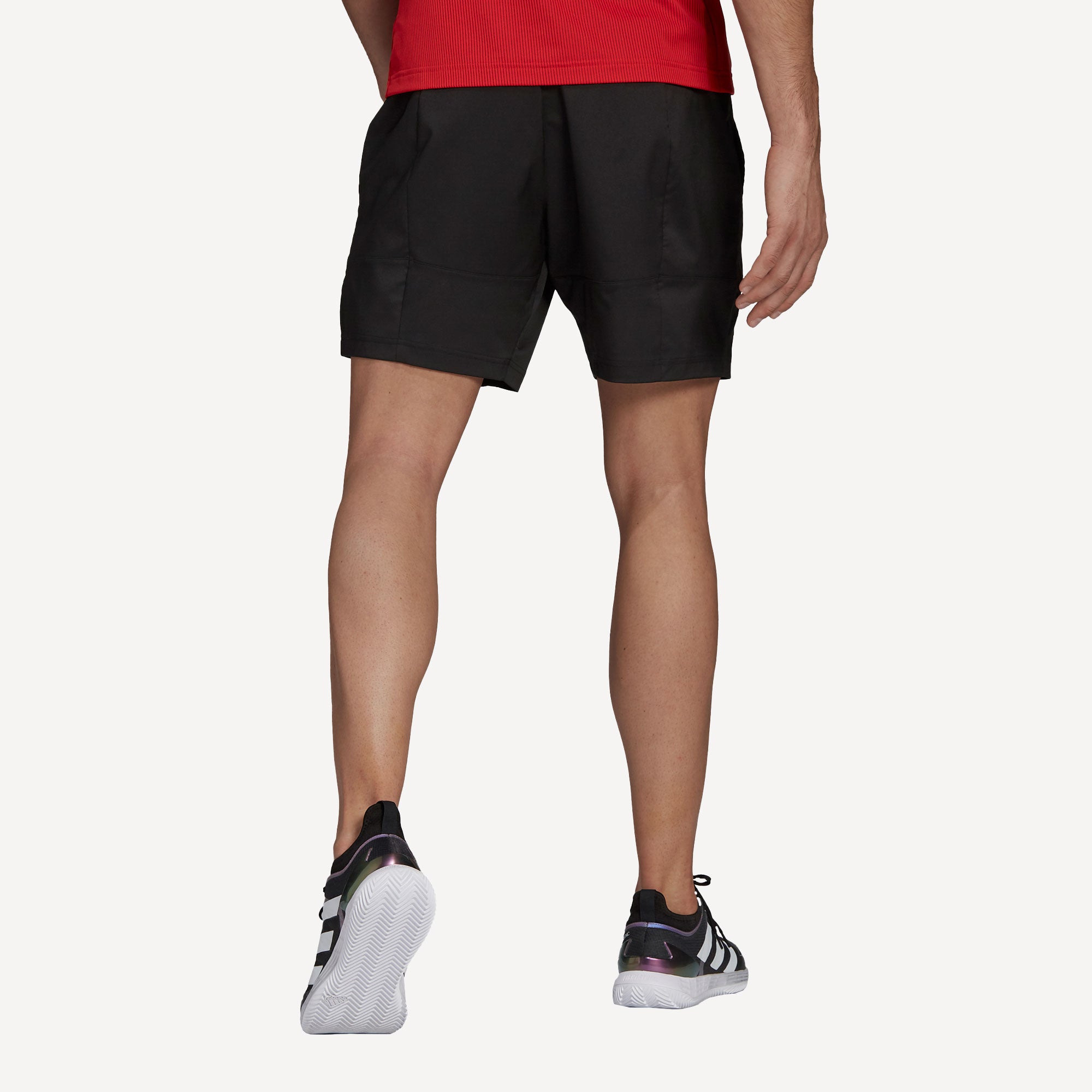 adidas Ergo Primeblue Men's 7-Inch Tennis Shorts Black (2)
