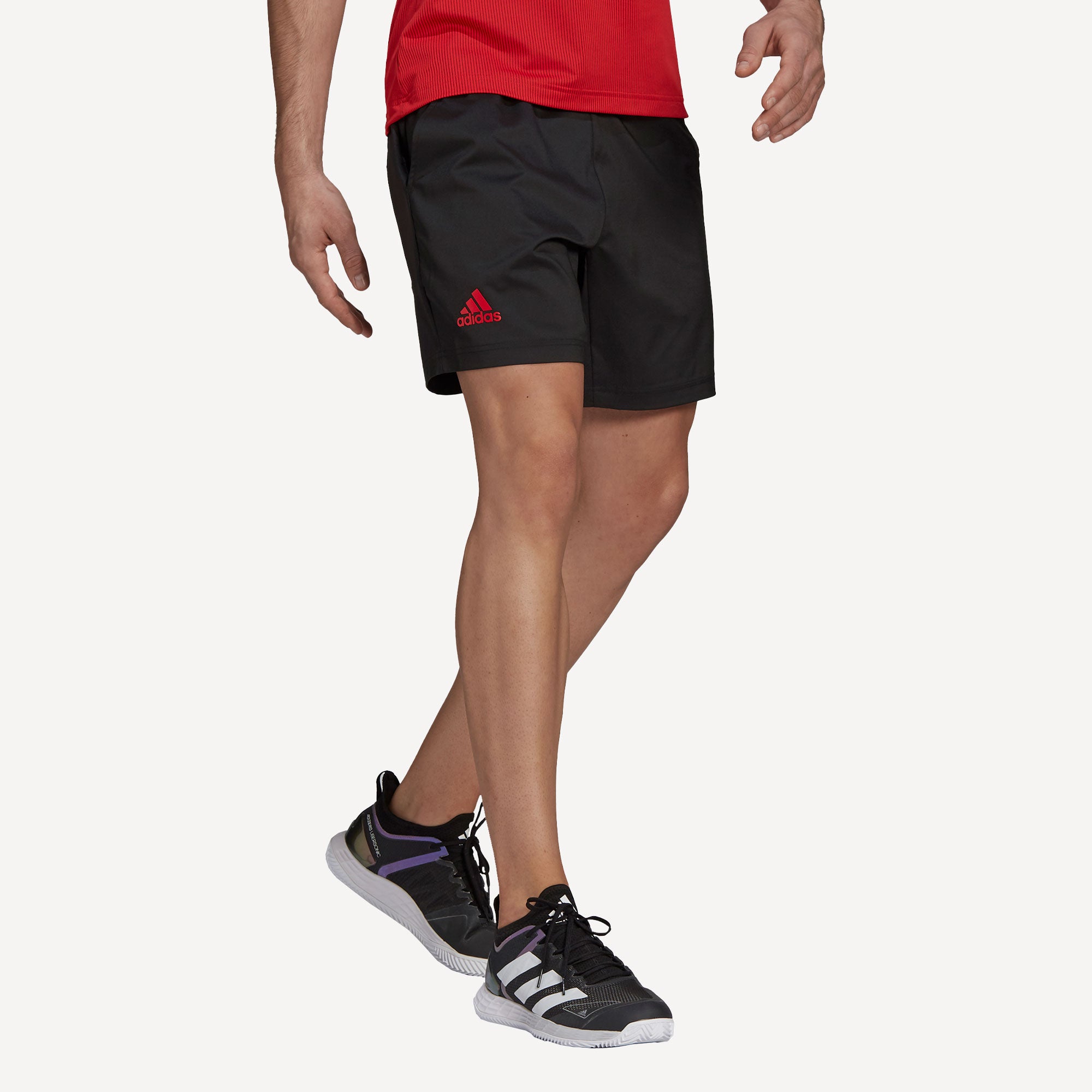 adidas Ergo Primeblue Men's 7-Inch Tennis Shorts Black (3)