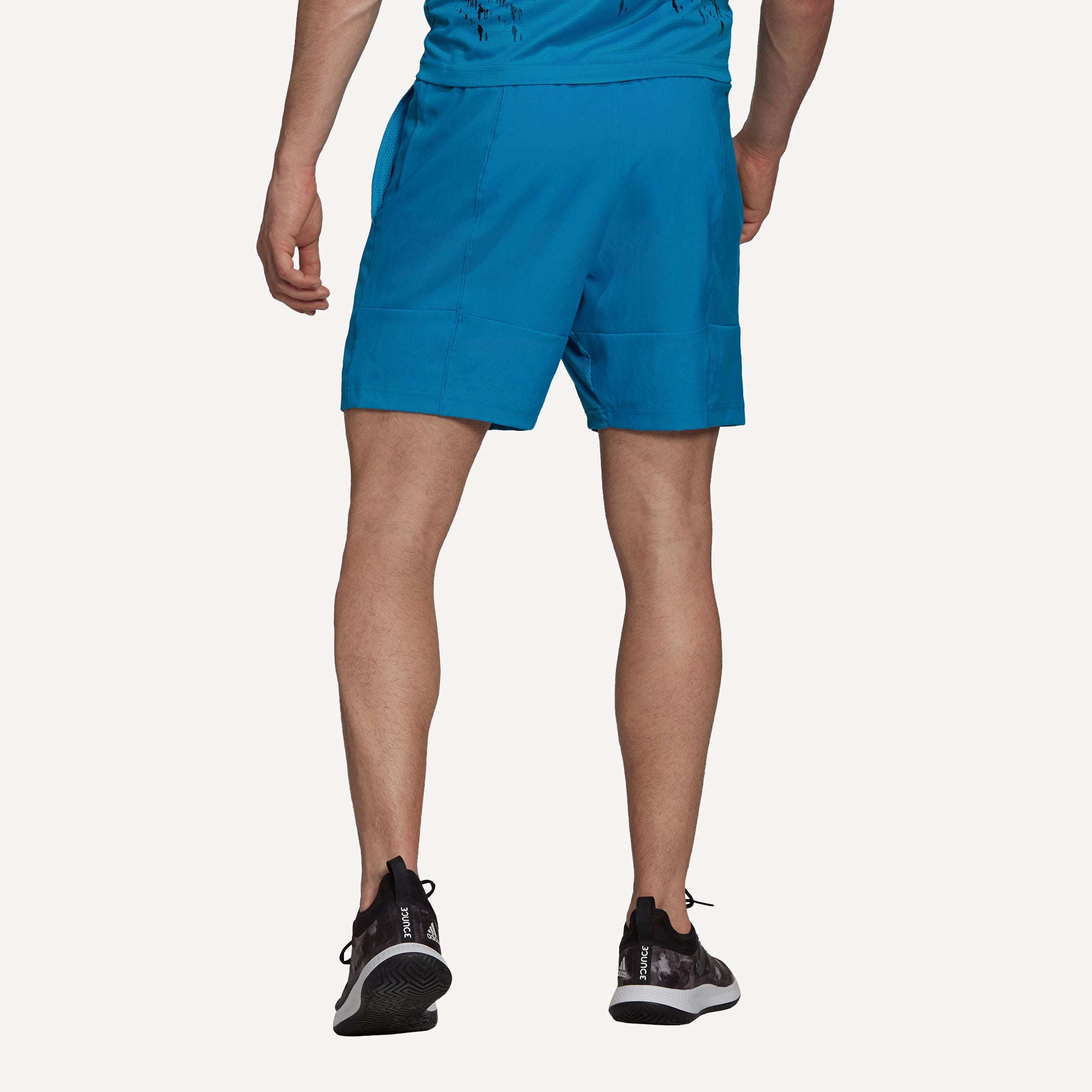 adidas Ergo Primeblue Men's 7-Inch Tennis Shorts Blue (2)