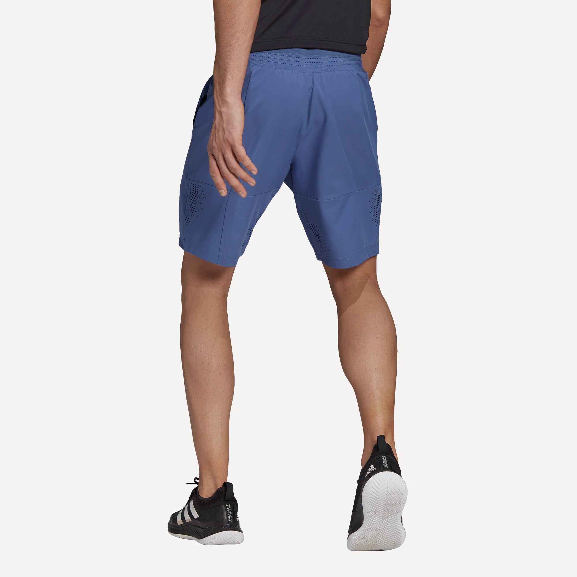 adidas Ergo Primeblue Men's 9-Inch Tennis Shorts Blue (2)