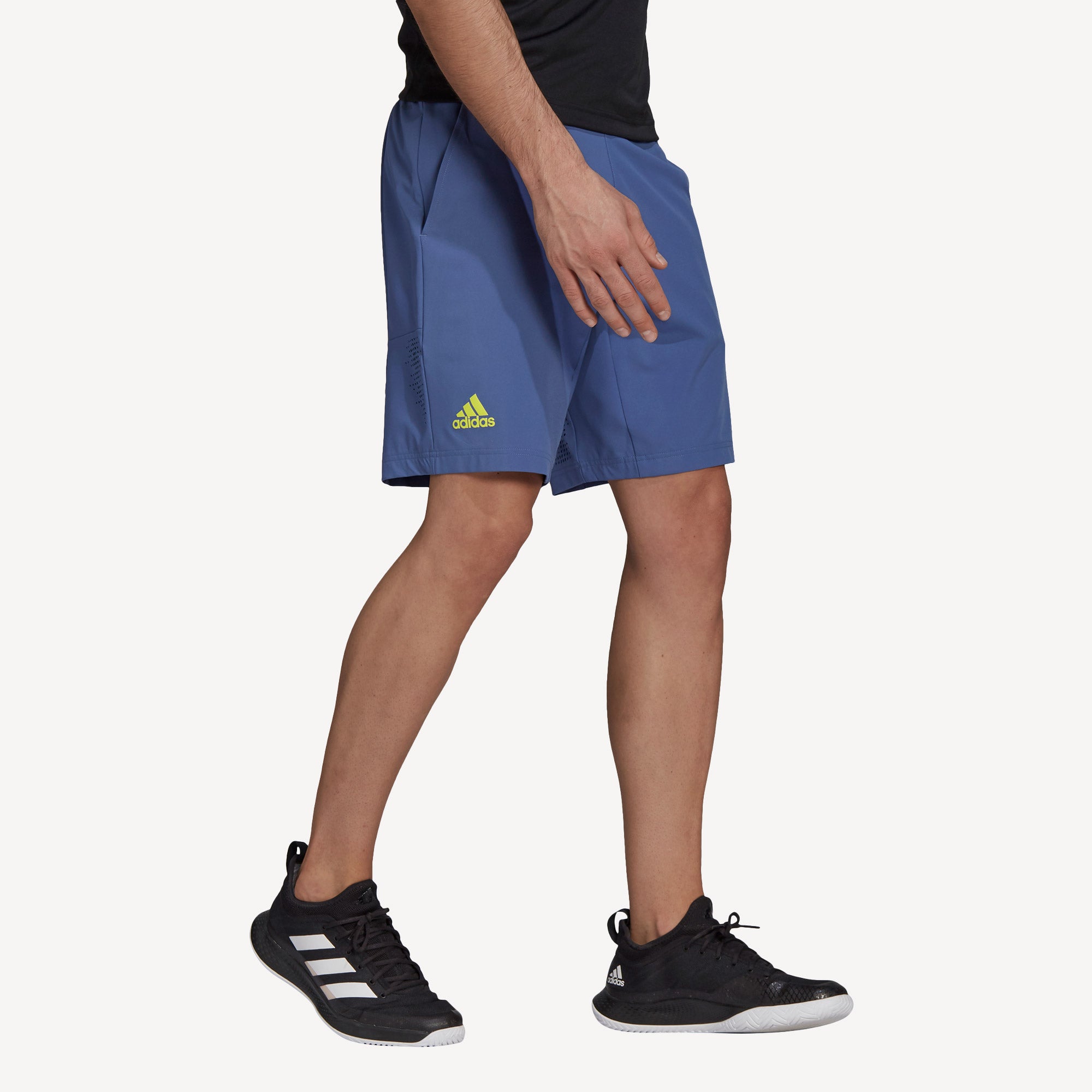 adidas Ergo Primeblue Men's 9-Inch Tennis Shorts Blue (3)