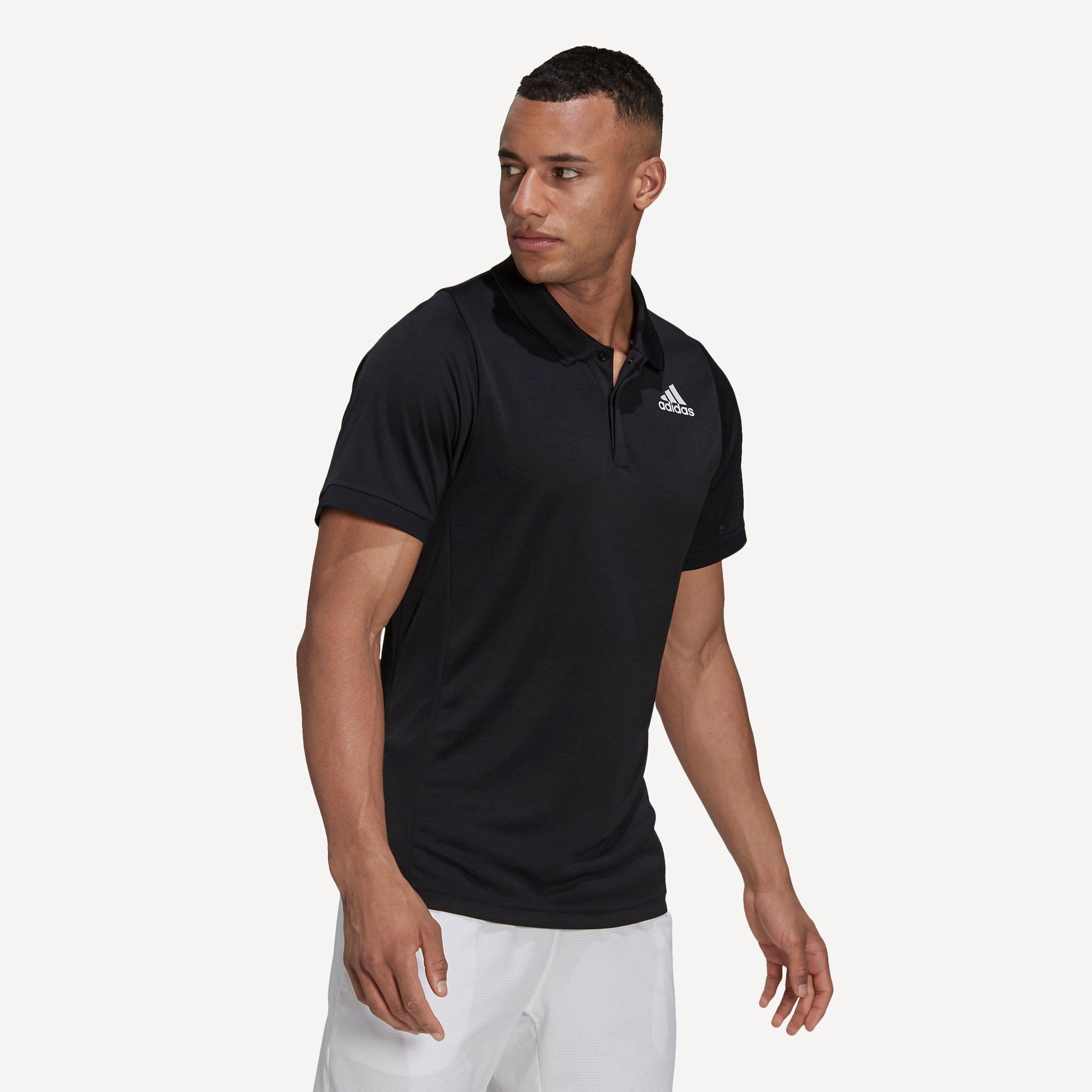 adidas Freelift Men's Tennis Polo Black (3)