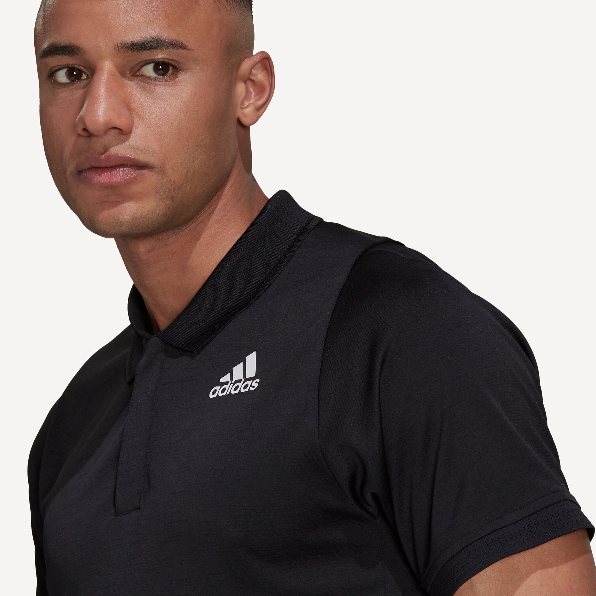 adidas Freelift Men's Tennis Polo Black (4)