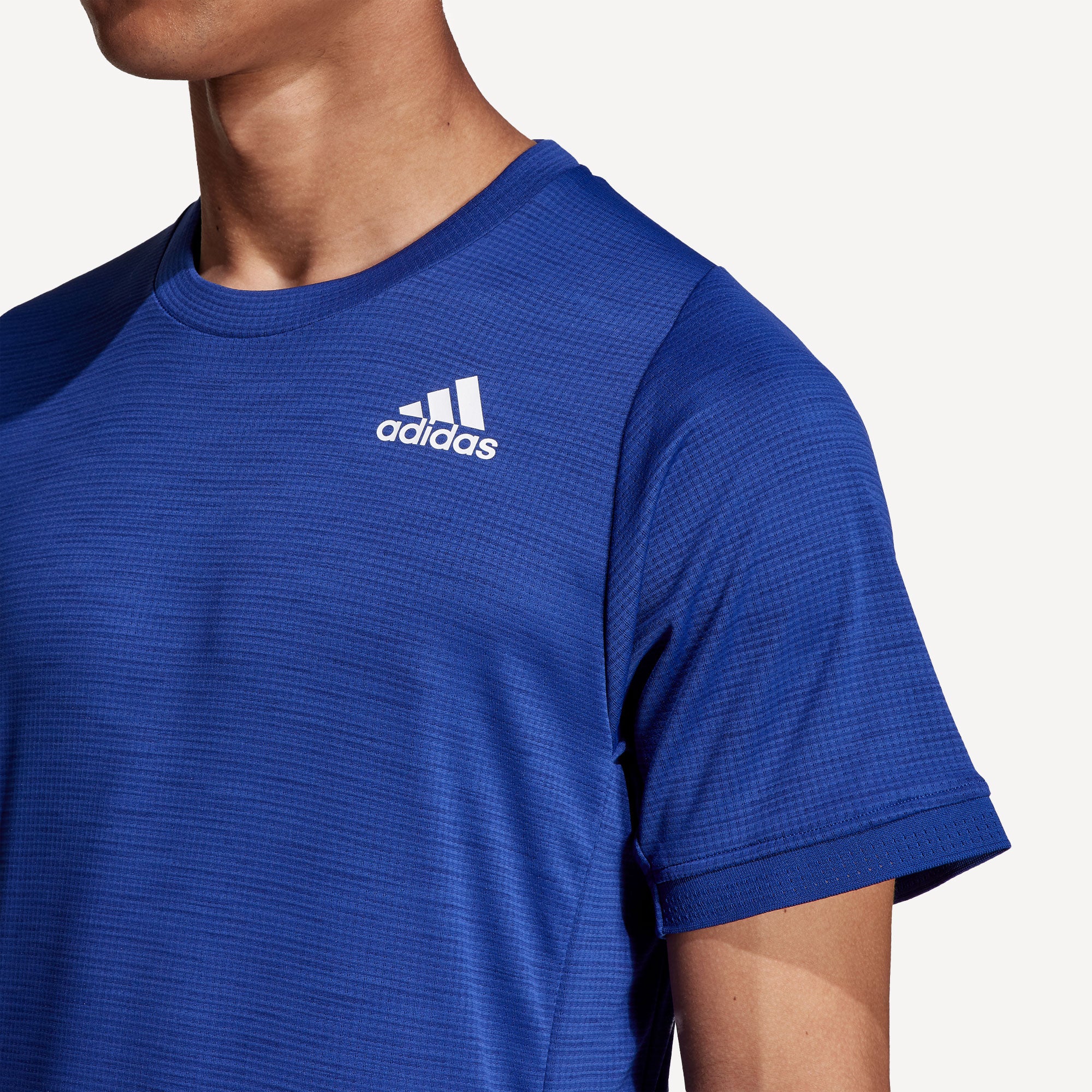 adidas Freelift Men's Tennis Shirt Blue (3)