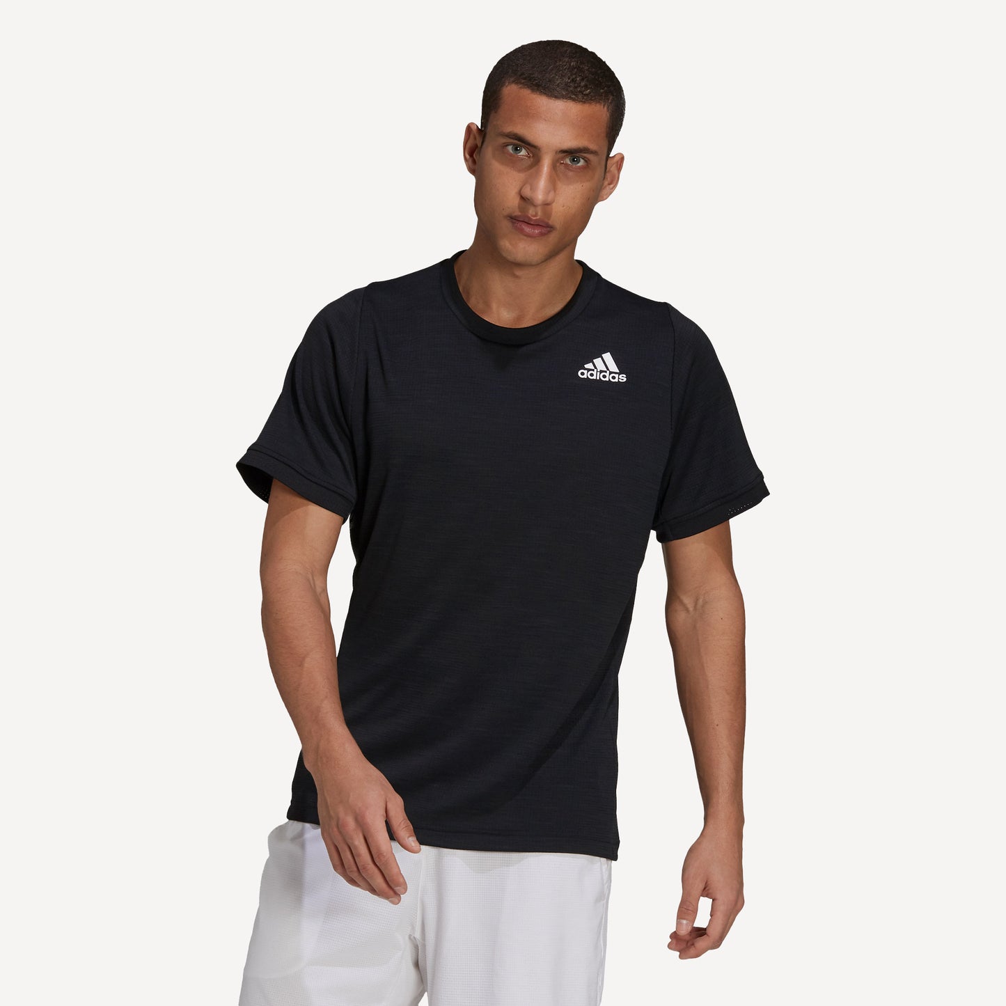 adidas Freelift Men's Tennis Shirt Black (1)