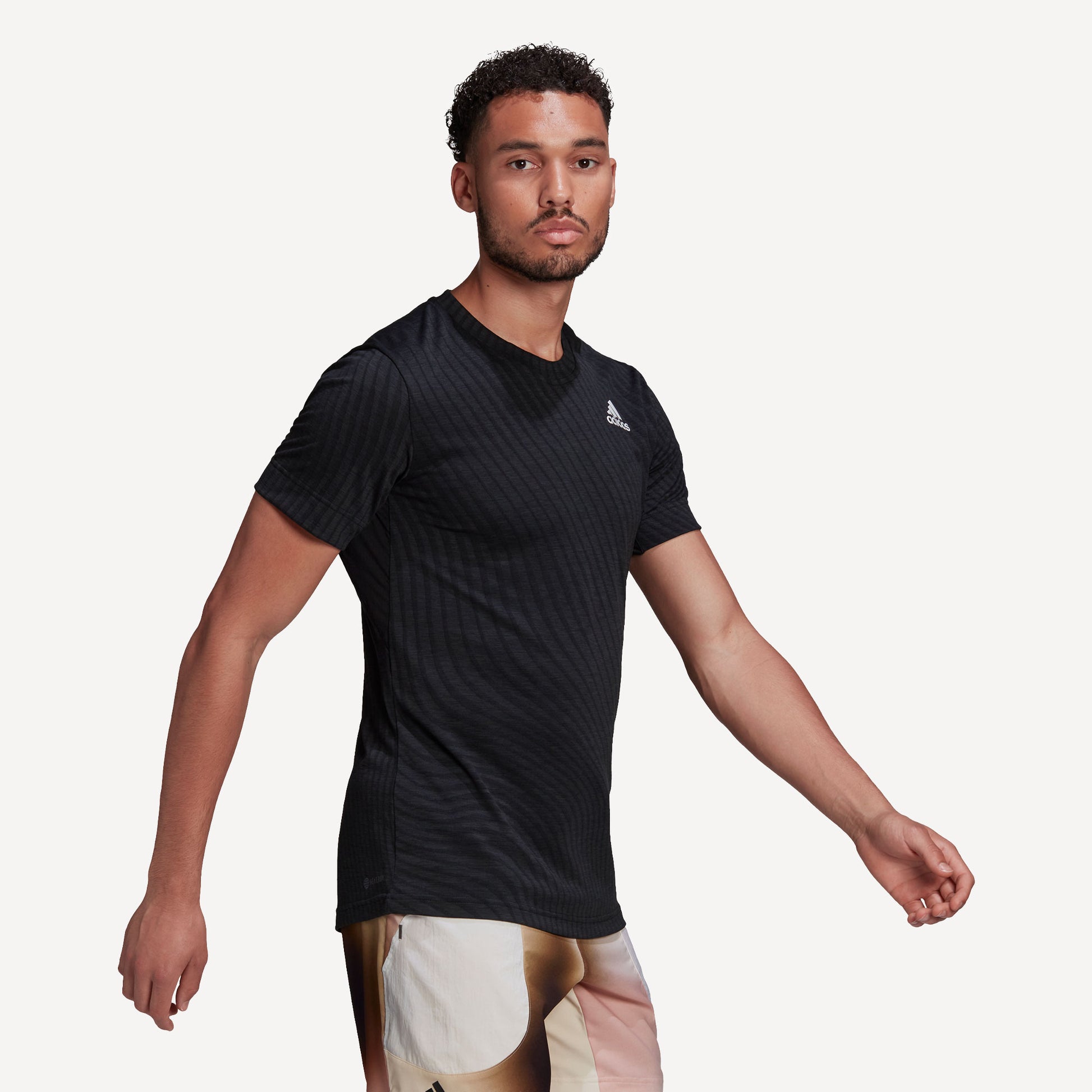 adidas Freelift Men's Tennis Shirt Black (3)