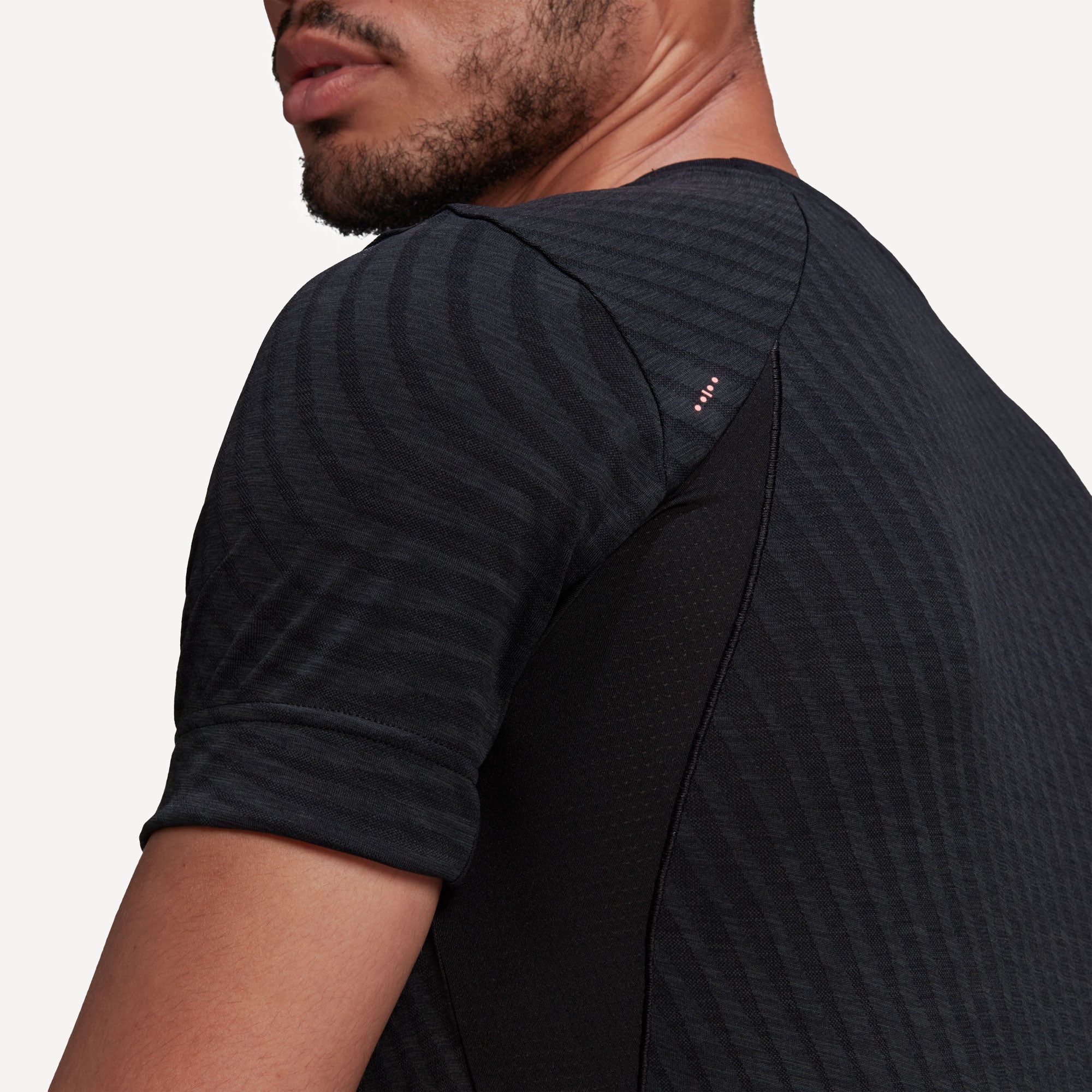 adidas Freelift Men's Tennis Shirt Black (6)