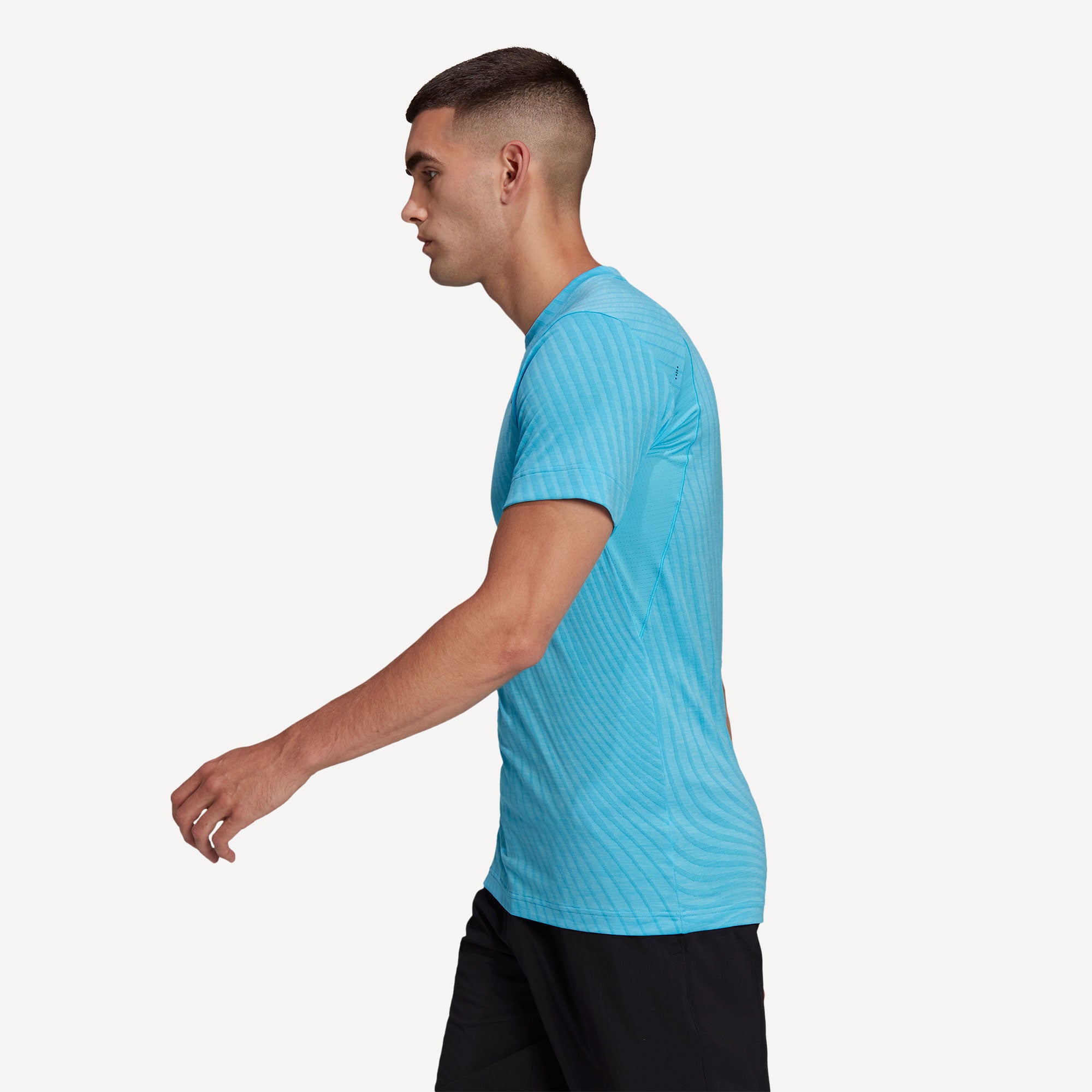 adidas Freelift Men's Tennis Shirt Blue (3)