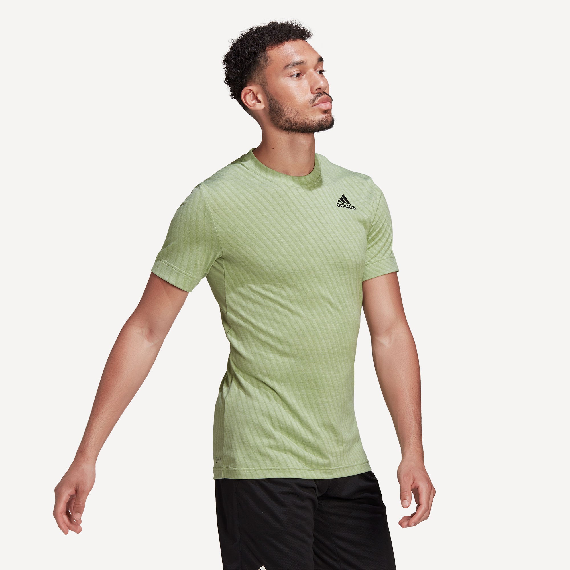 adidas Freelift Men's Tennis Shirt Green (3)