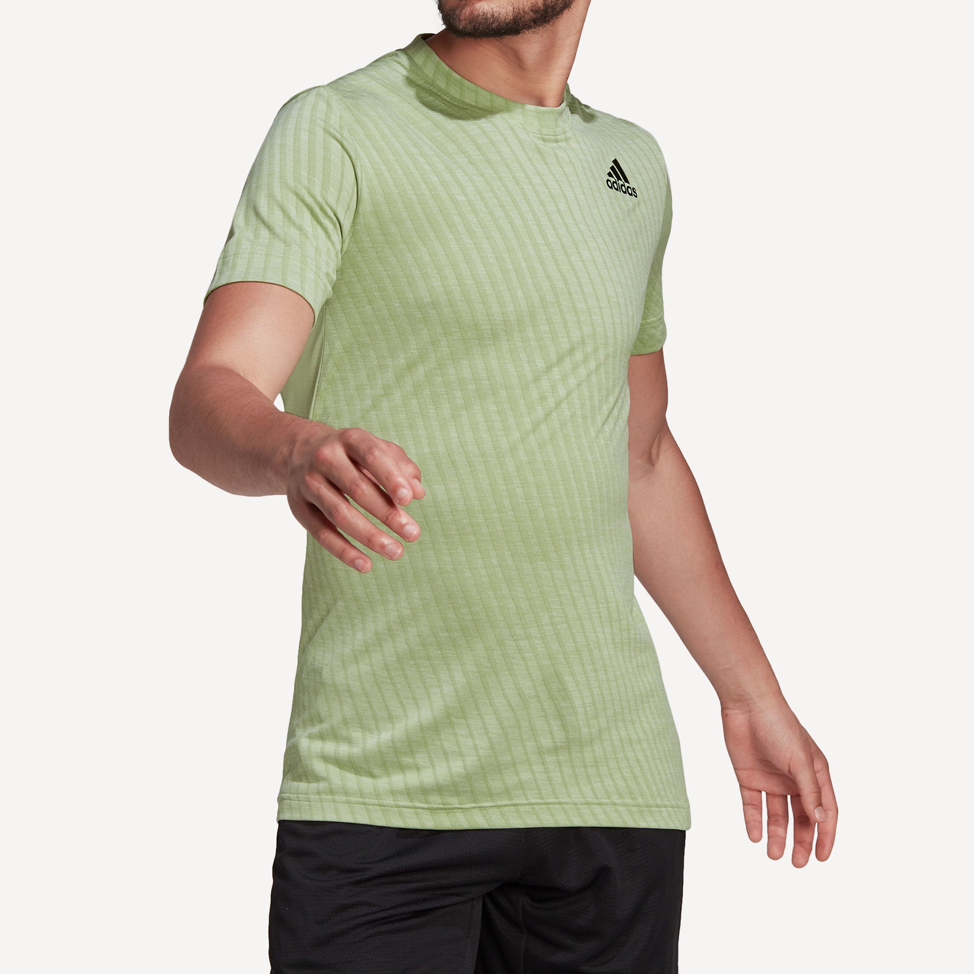 adidas Freelift Men's Tennis Shirt Green (6)