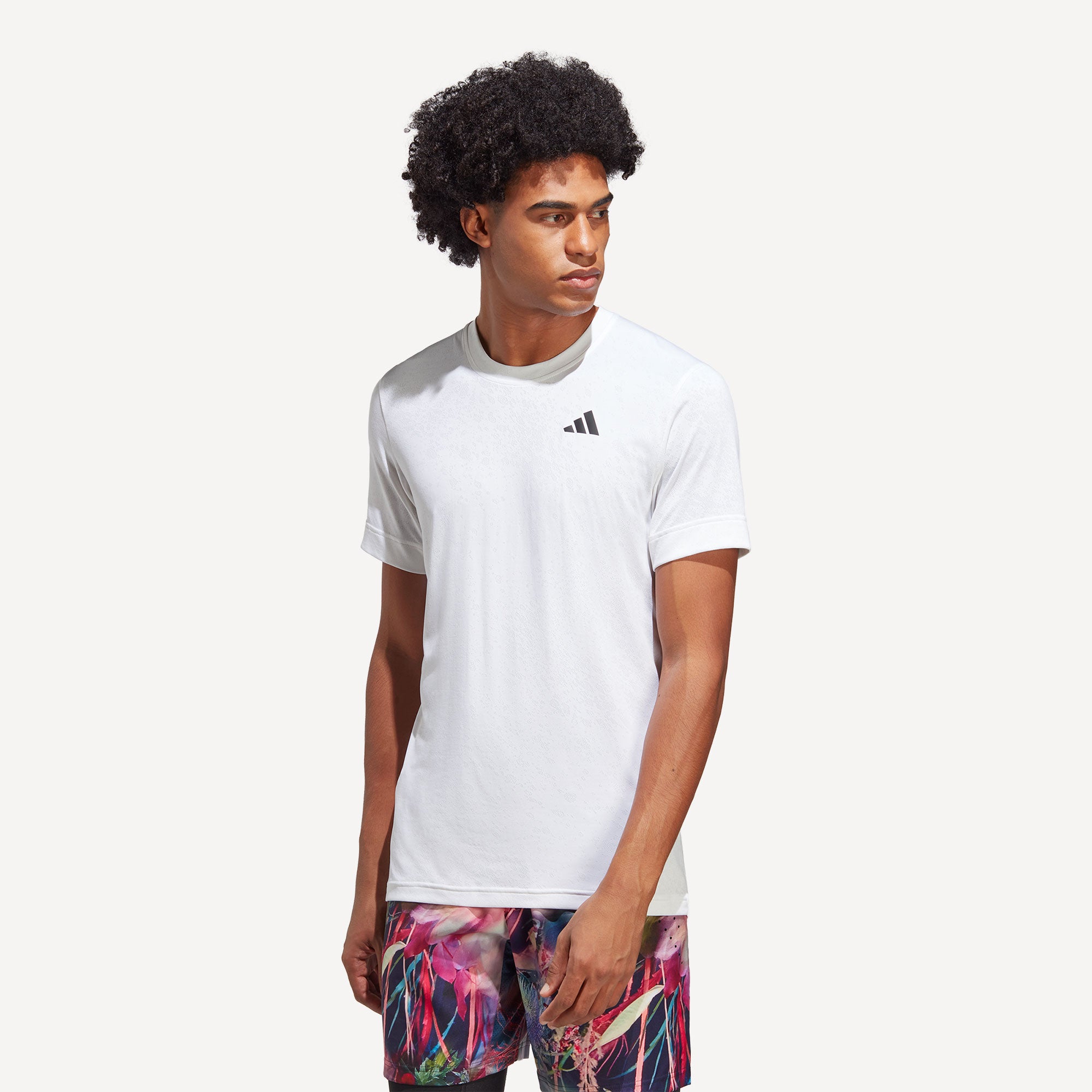 adidas FreeLift Men's Tennis Shirt White (1)