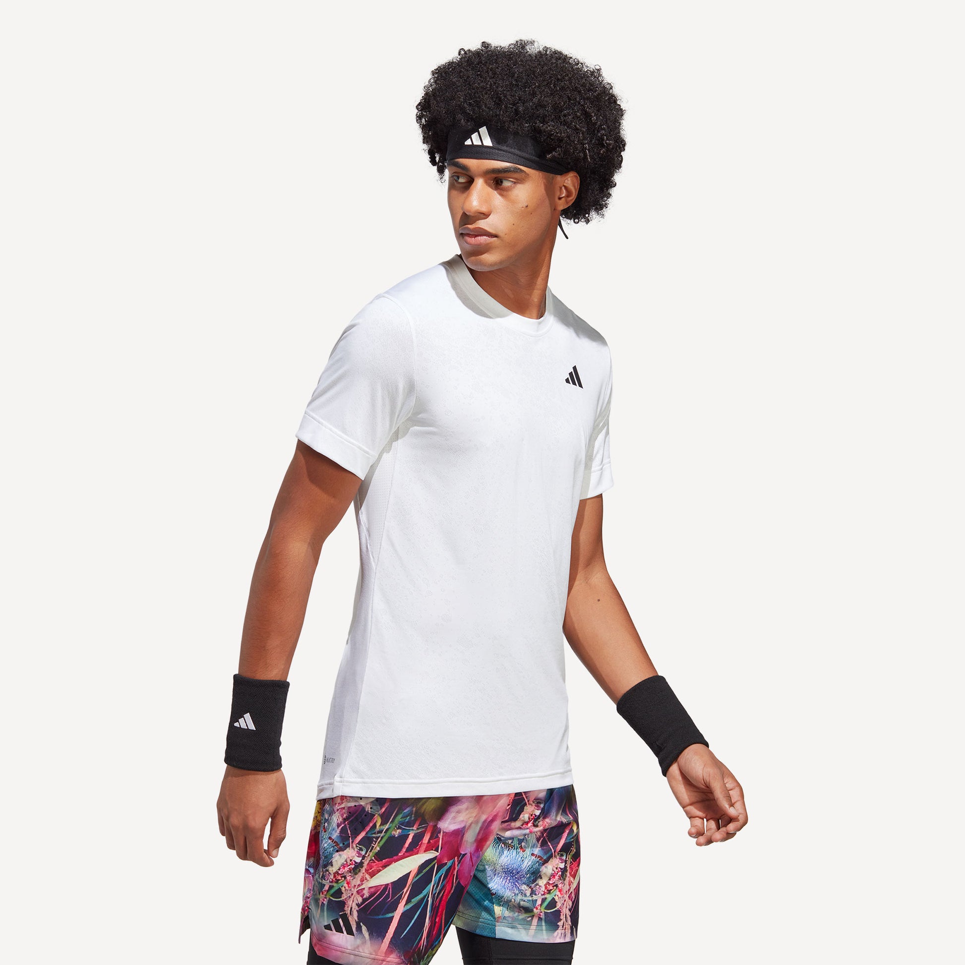 adidas FreeLift Men's Tennis Shirt White (4)