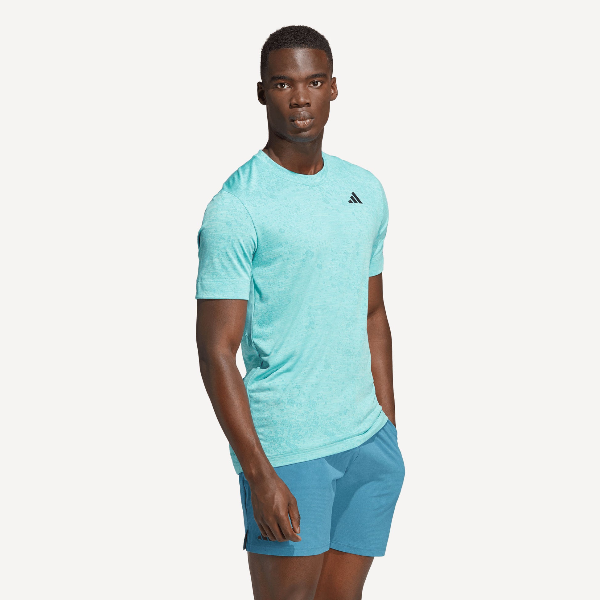 adidas FreeLift Men's Tennis Shirt Blue (3)