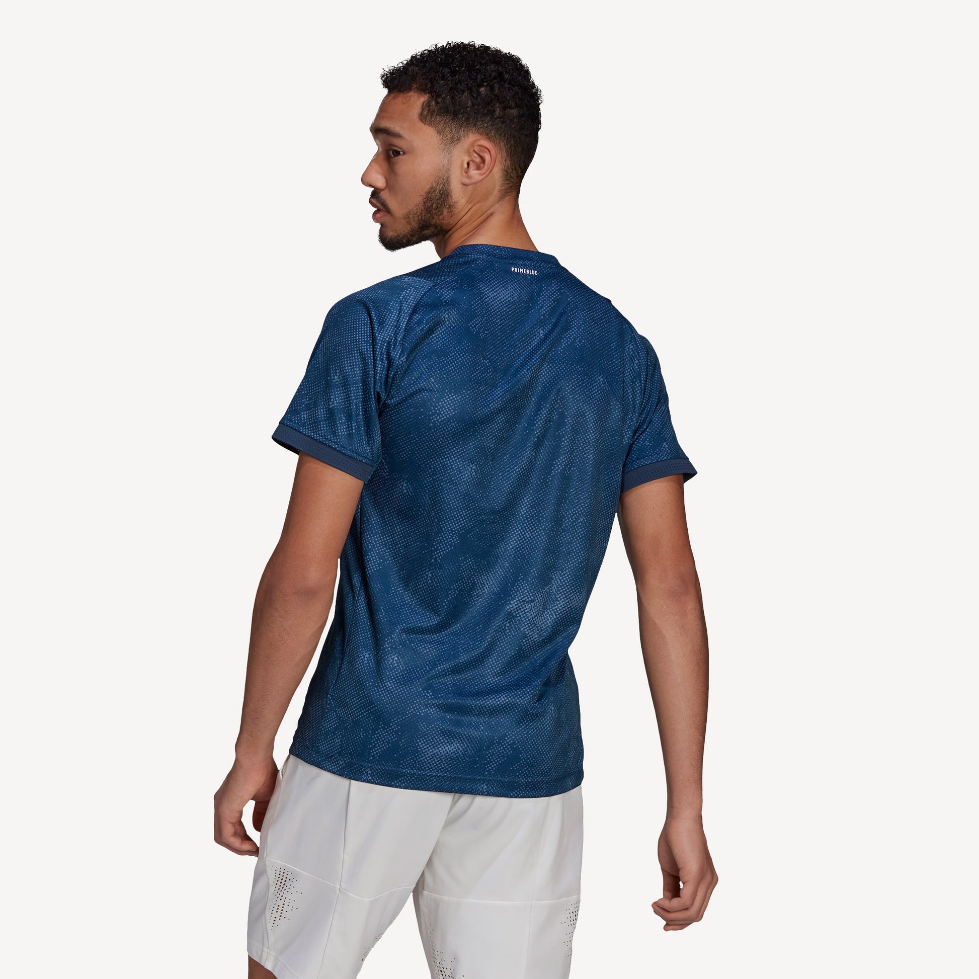 adidas Freelift Primeblue Men's Printed Tennis Shirt Blue (2)