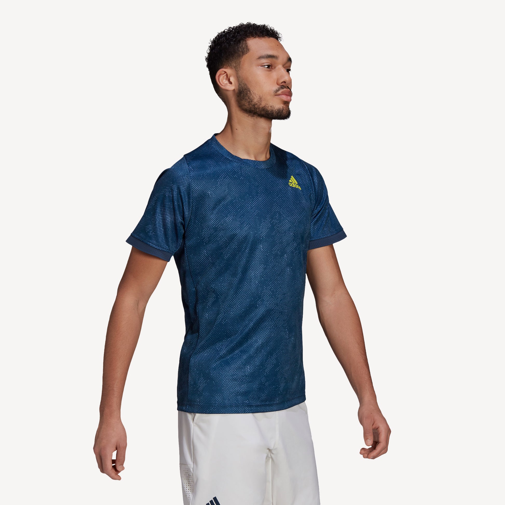 adidas Freelift Primeblue Men's Printed Tennis Shirt Blue (3)