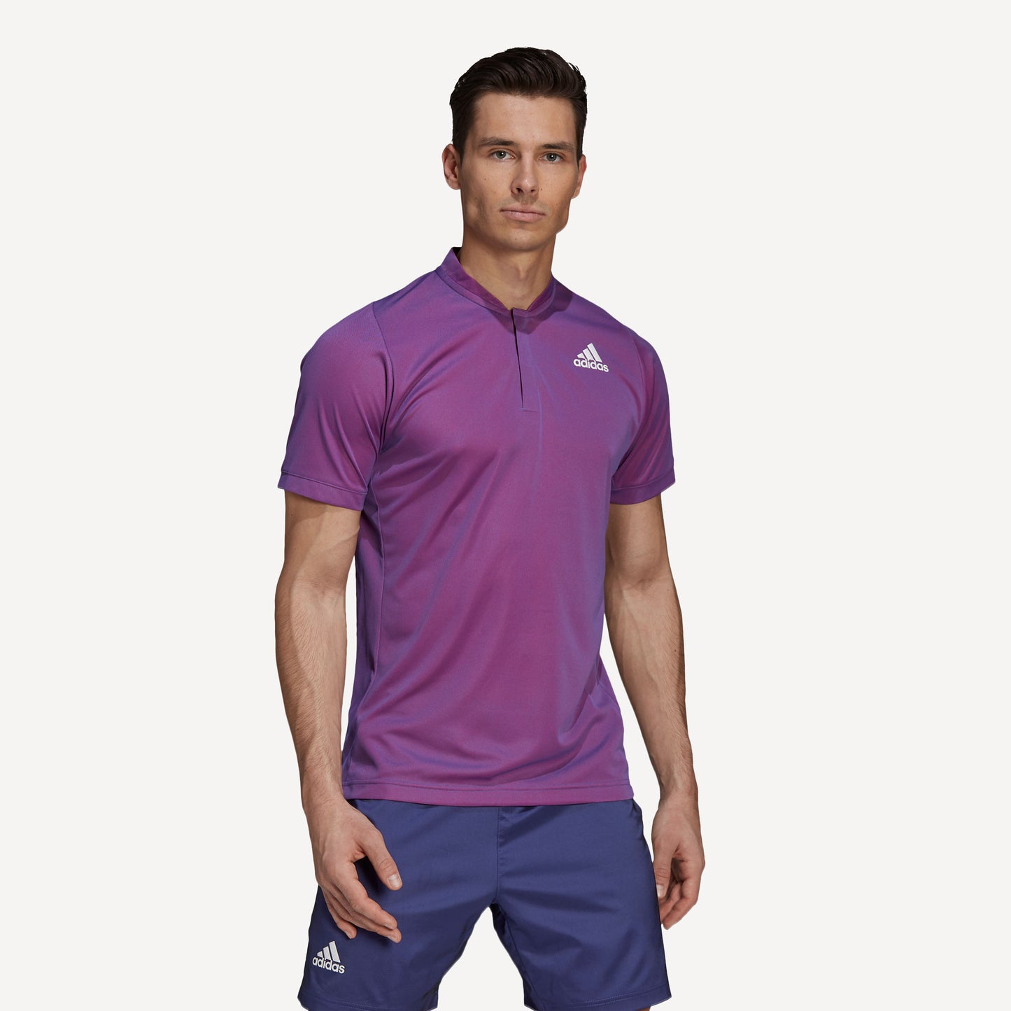 adidas Freelift Primeblue Men's Tennis Polo Purple (1)