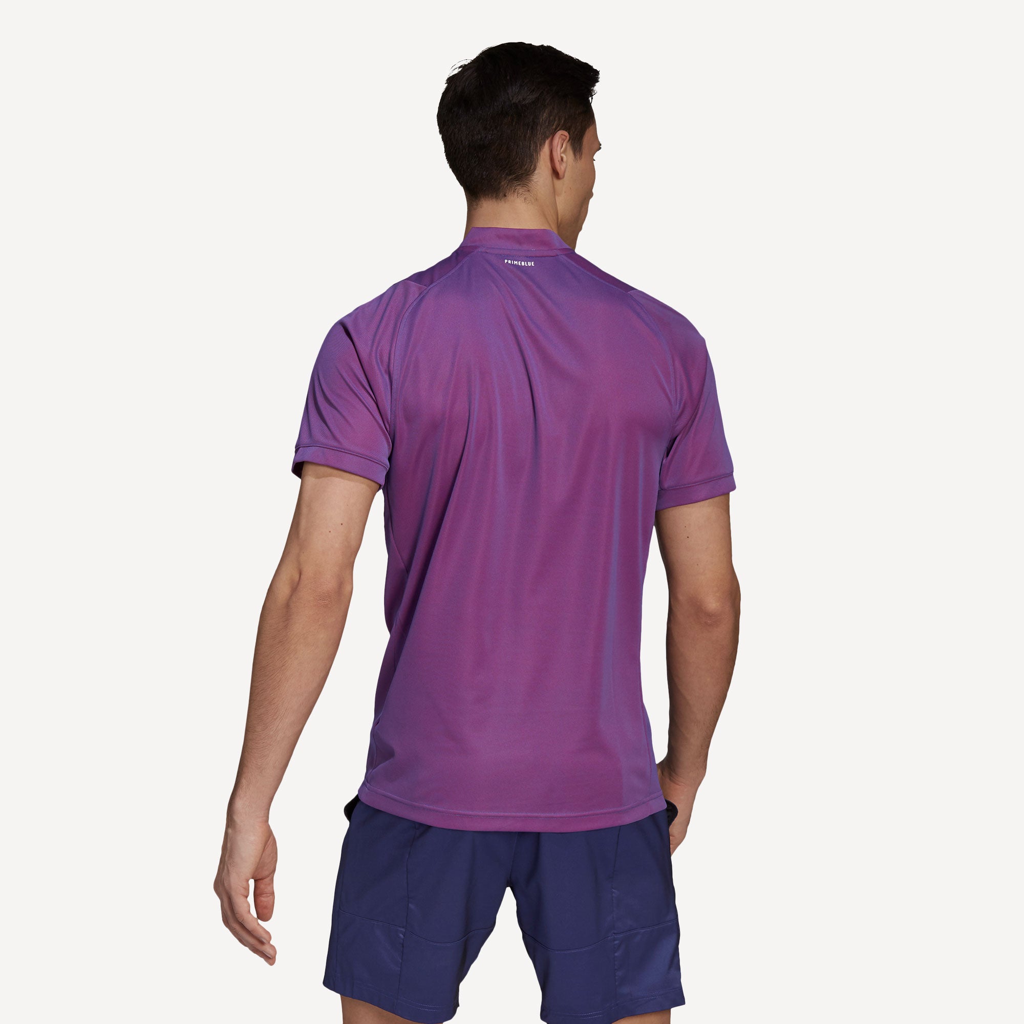 adidas Freelift Primeblue Men's Tennis Polo Purple (2)