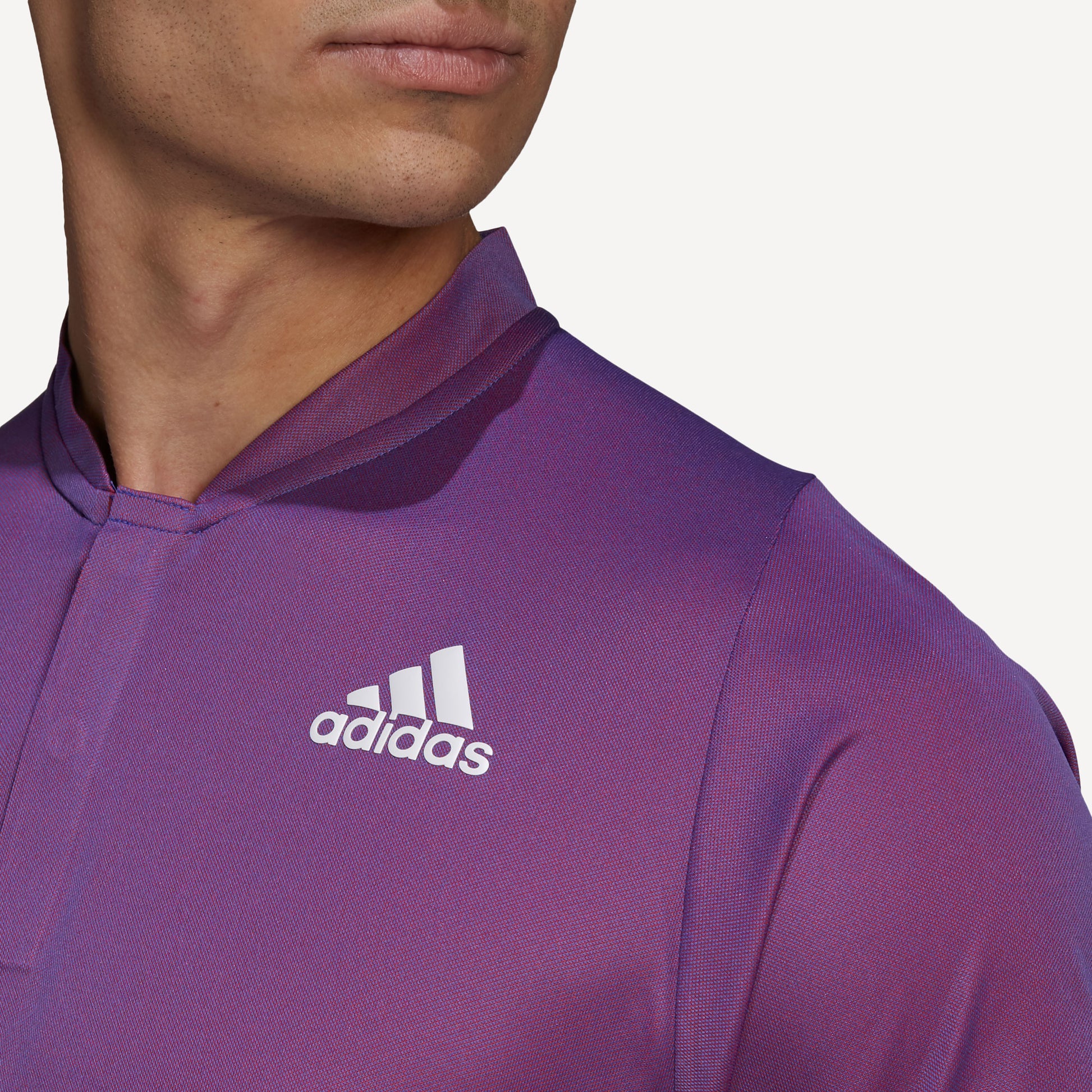 adidas Freelift Primeblue Men's Tennis Polo Purple (4)