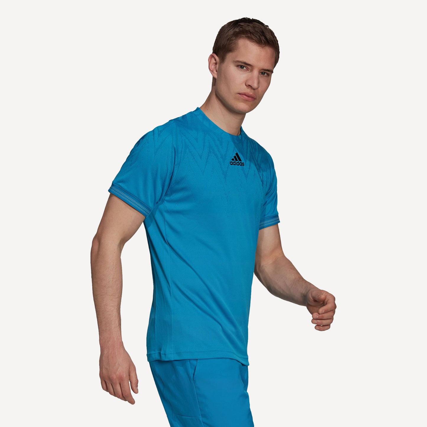 adidas Freelift Primeblue Men's Tennis Shirt Blue (3)