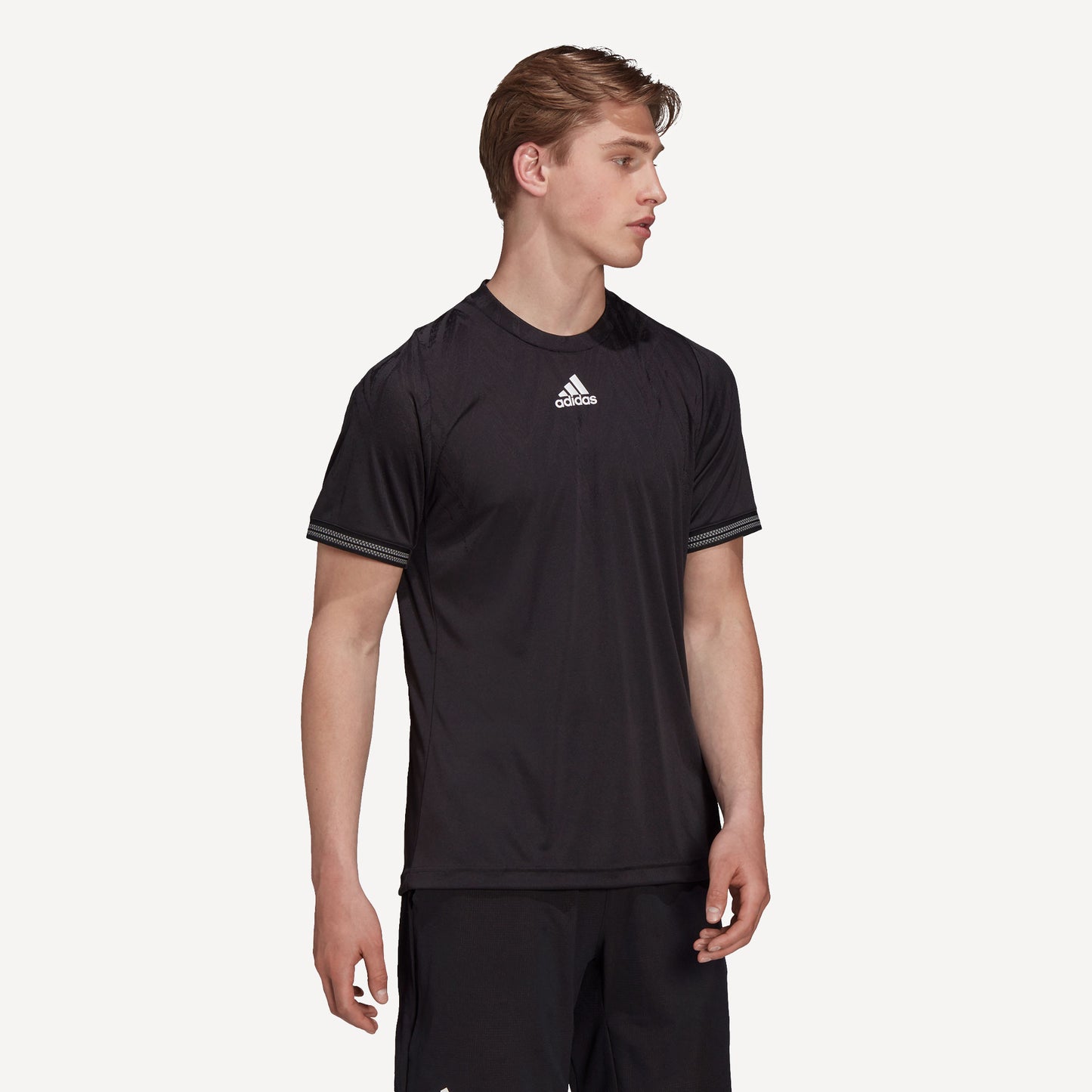 adidas Freelift Primeblue Men's Tennis Shirt Black (3)