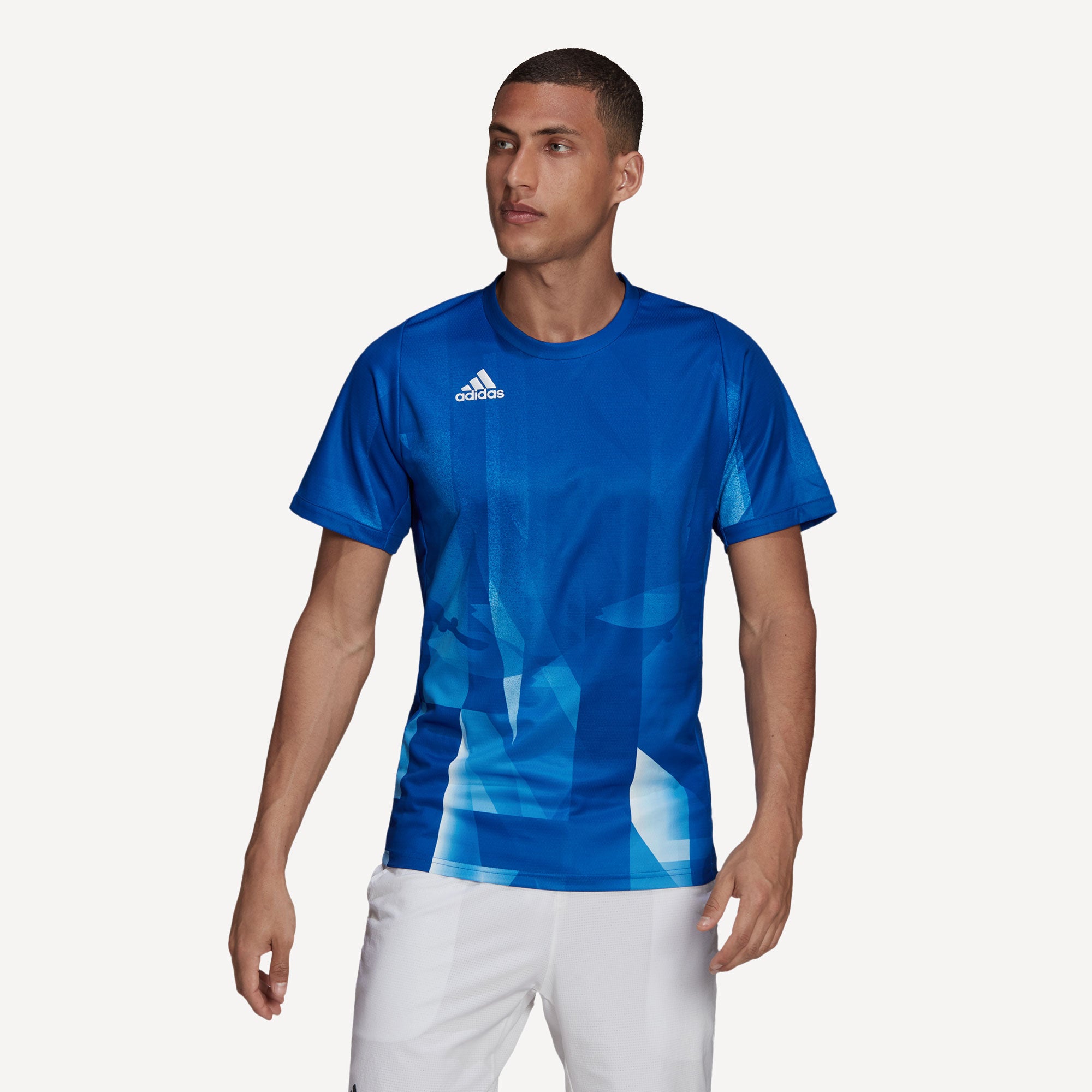 adidas Freelift Tokyo Primeblue Heat Ready Men's Tennis Shirt Blue(1)