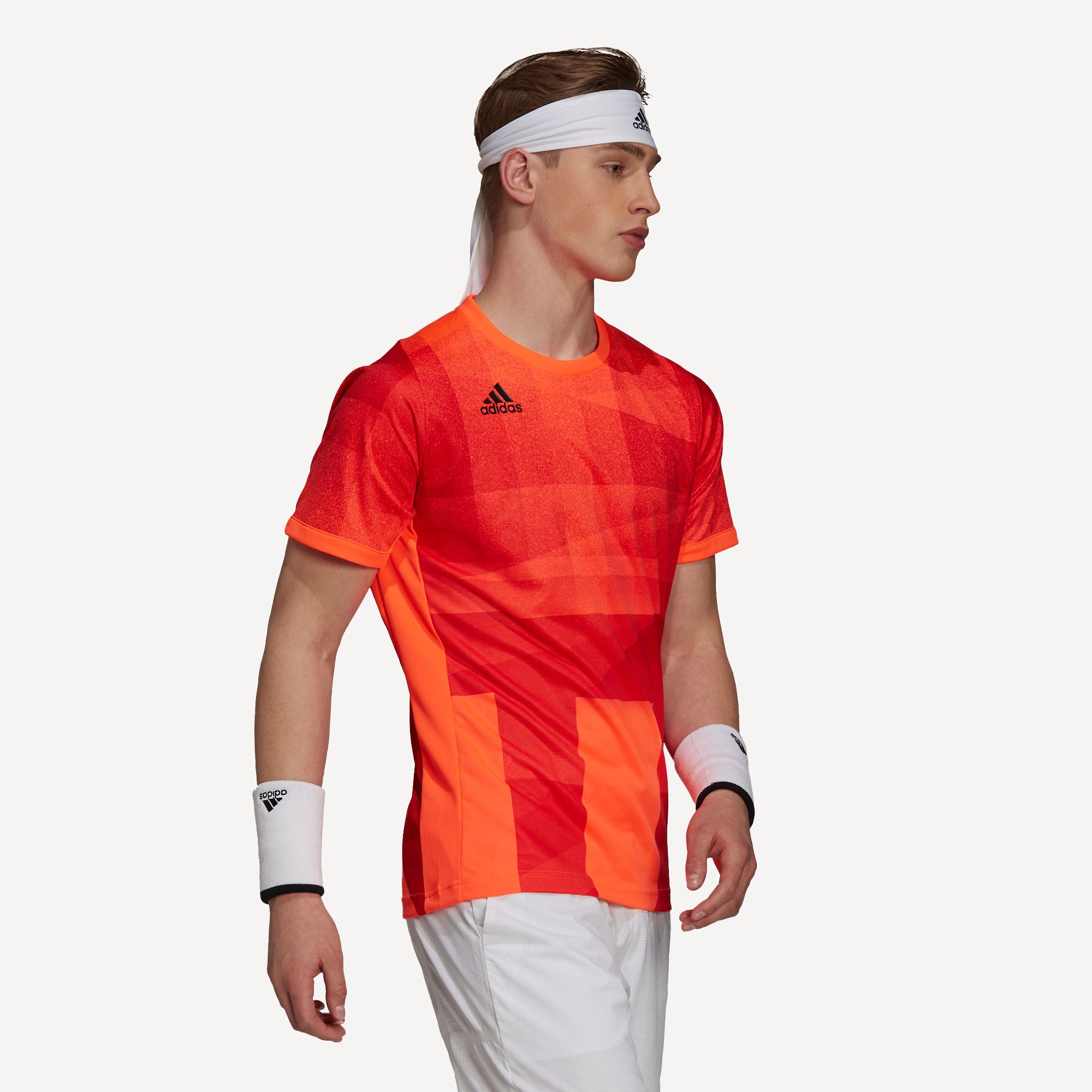 adidas Freelift Tokyo Primeblue Heat Ready Men's Tennis Shirt Red(3)