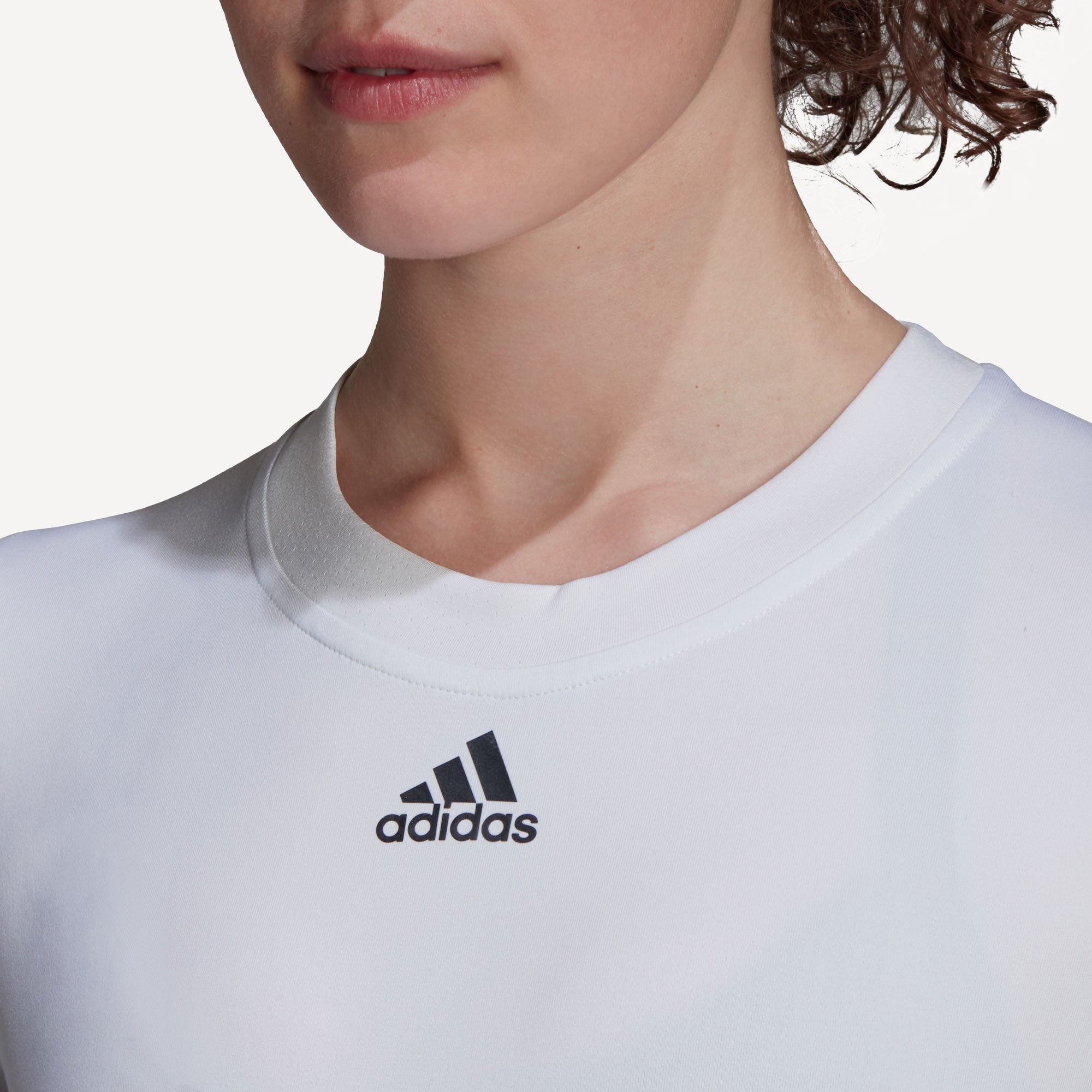 adidas Freelift Women's Long-Sleeve Tennis Top White (4)