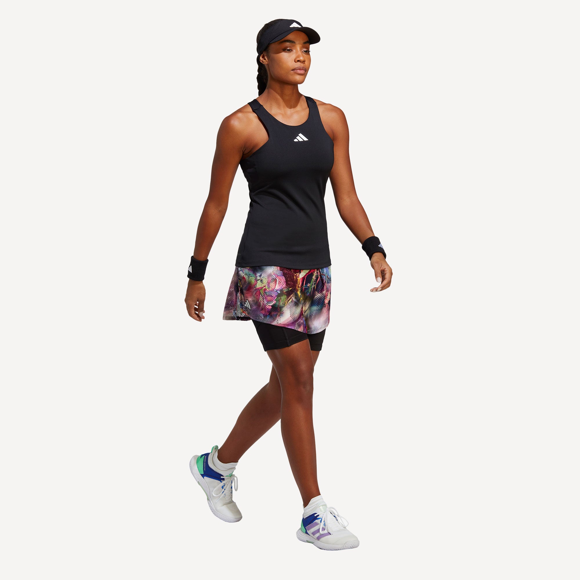 adidas GameSet Women's Tennis Tank Black (4)