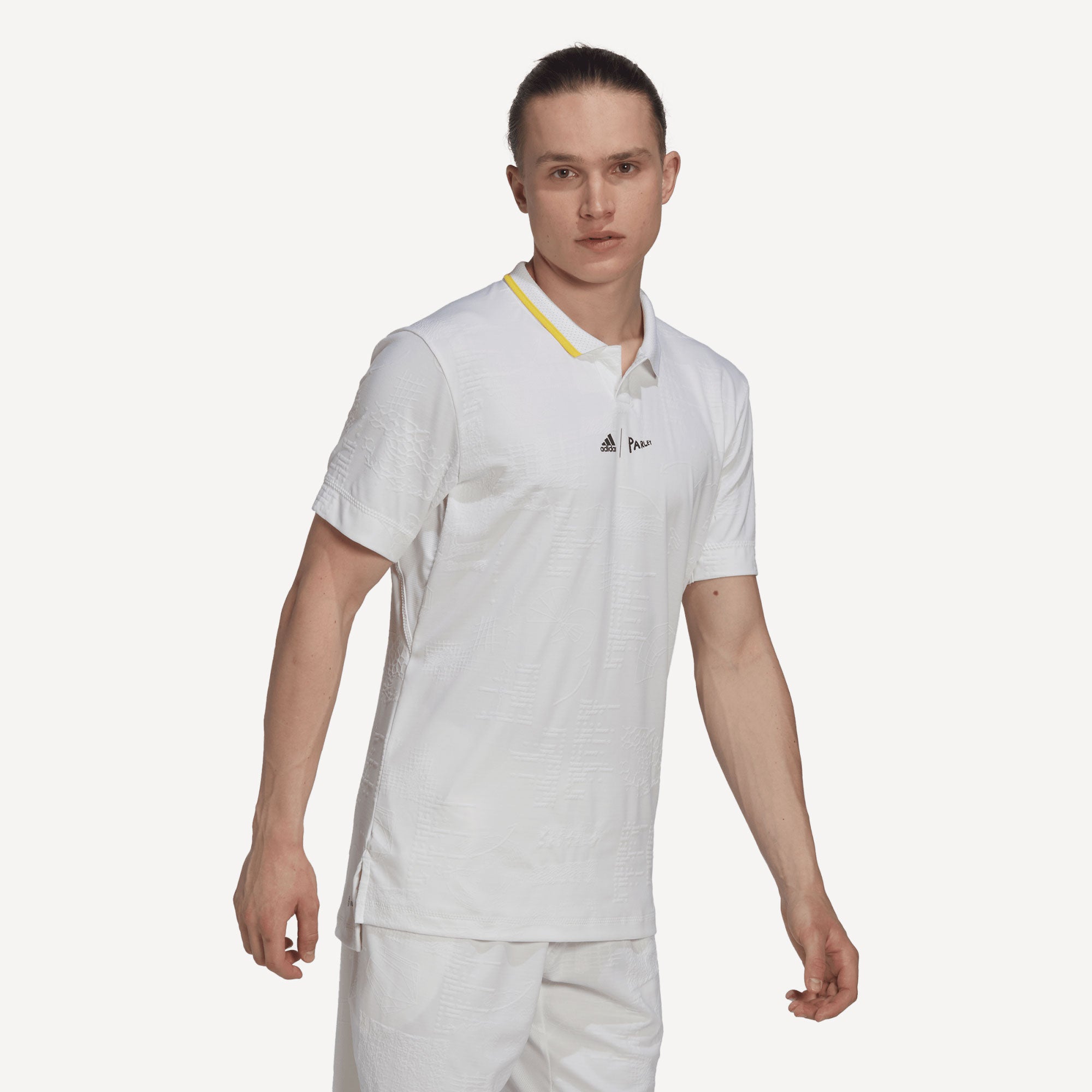adidas London Freelift Men's Tennis Polo White (3)