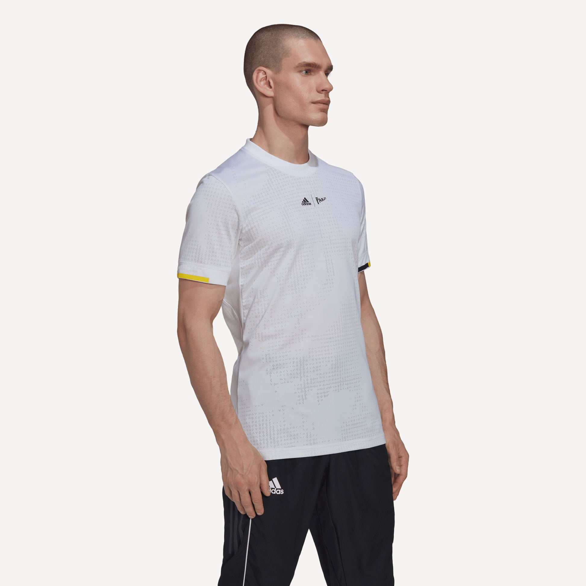adidas London Freelift Men's Tennis Shirt White (3)