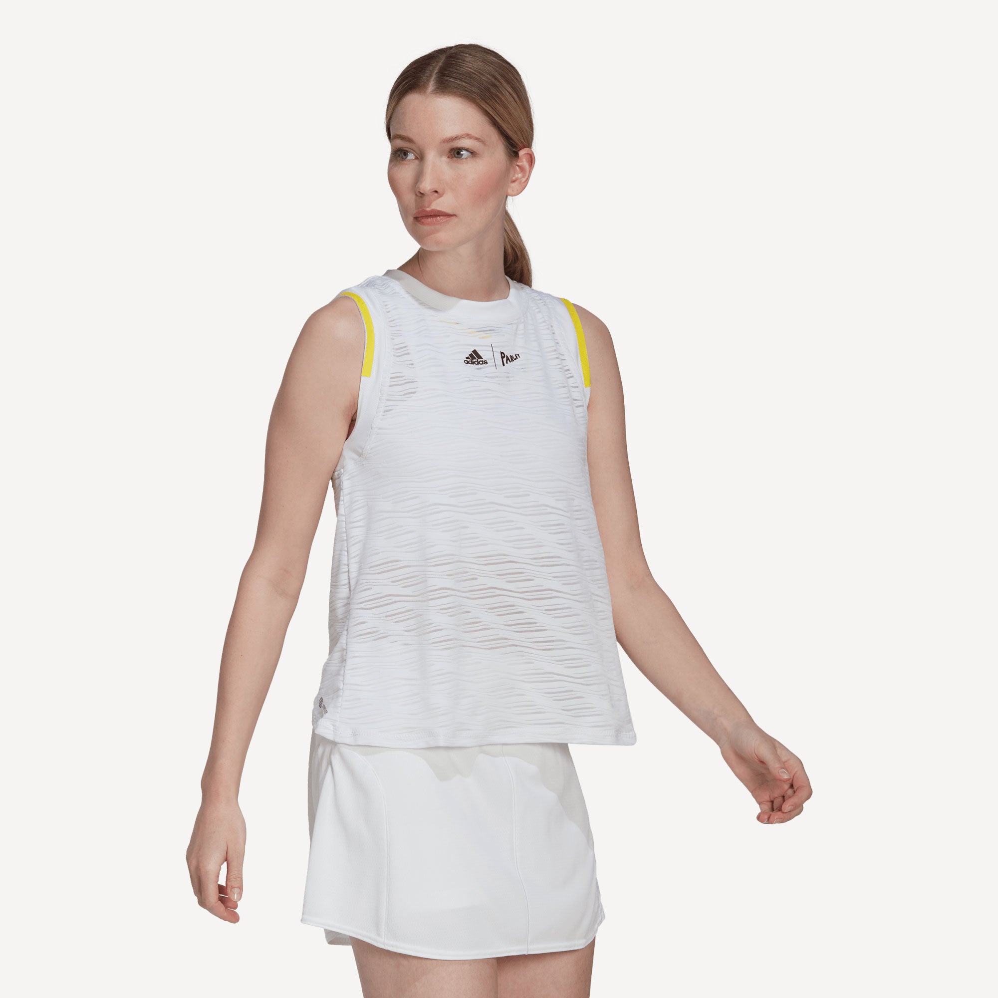 adidas London Match Women's Tennis Tank White (3)