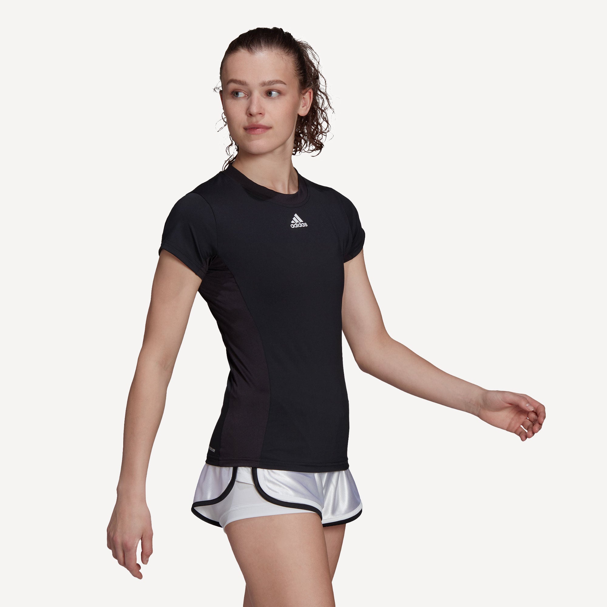 adidas Match Aeroready Women's Tennis Shirt Black (3)