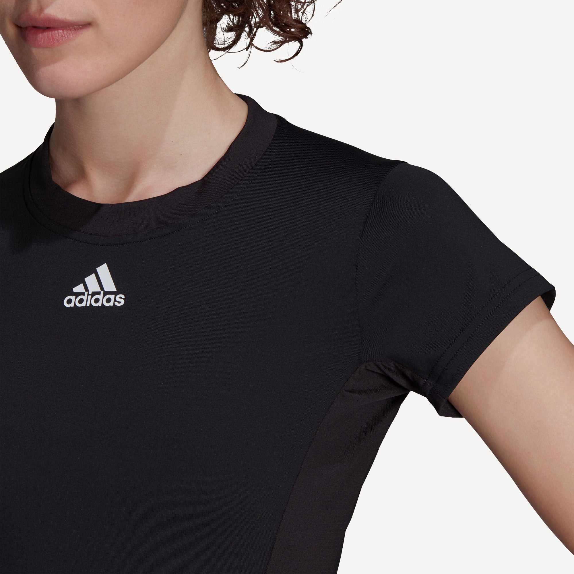 adidas Match Aeroready Women's Tennis Shirt Black (5)