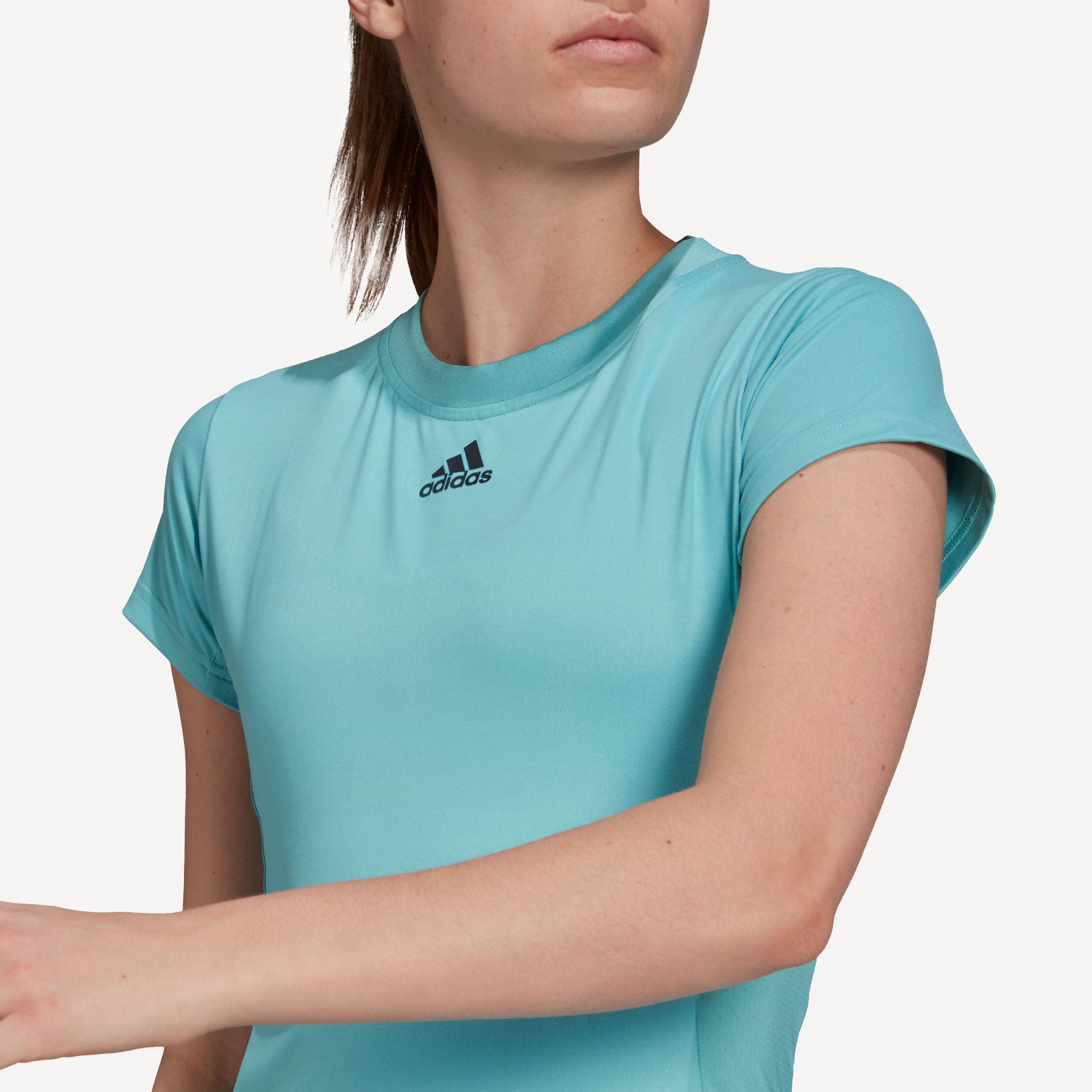adidas Match Aeroready Women's Tennis Shirt Green (4)