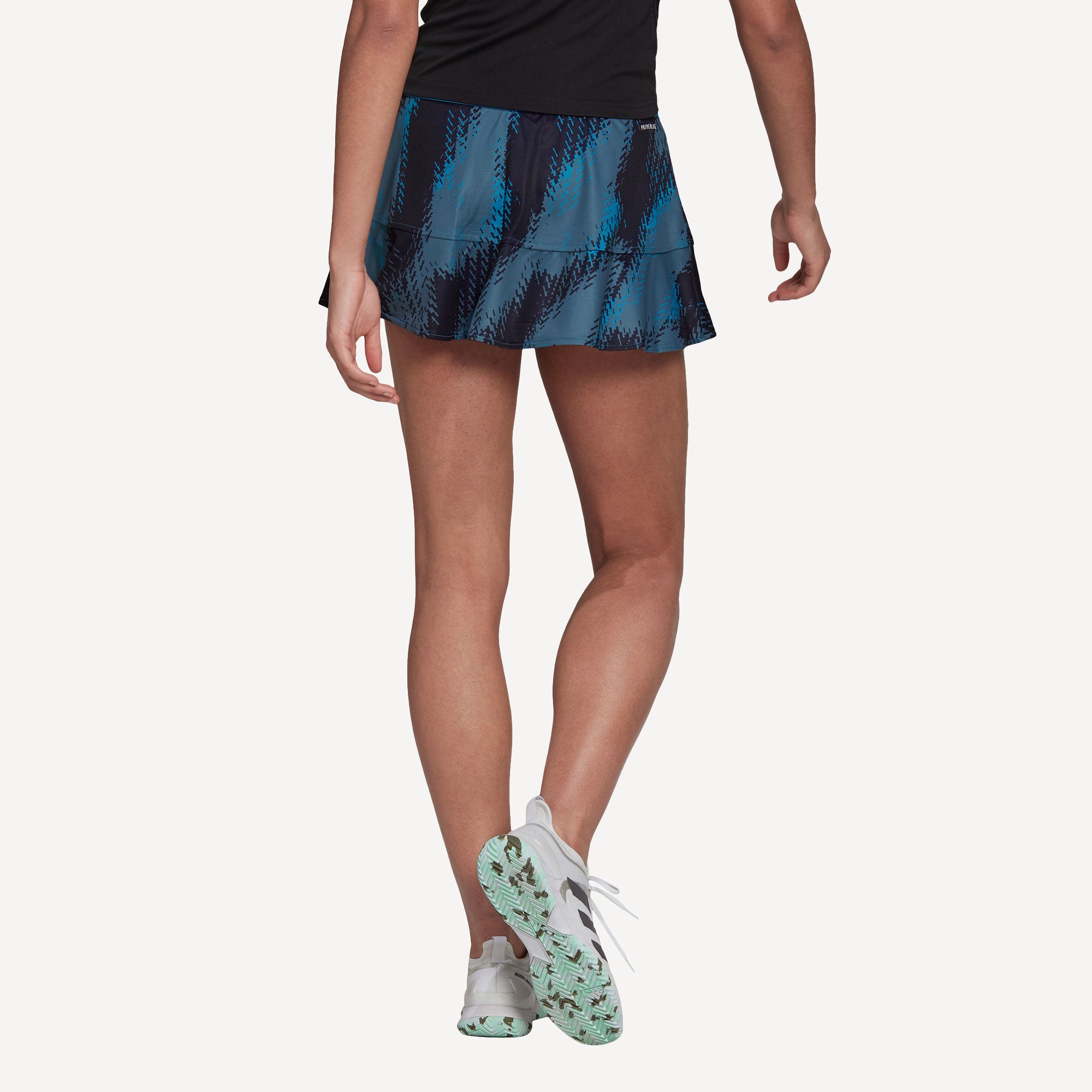 adidas Match Women's Printed Tennis Skirt Blue (2)