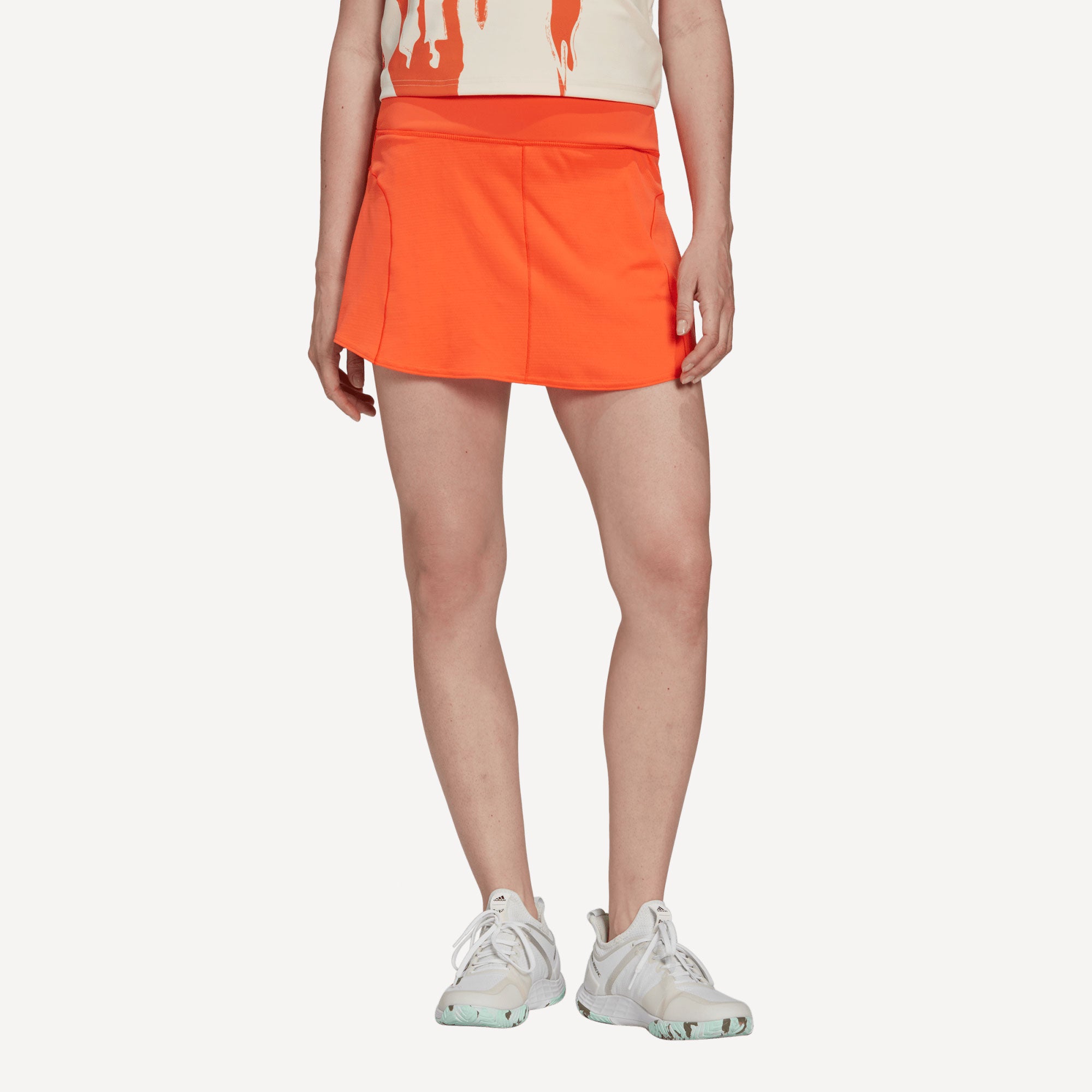 adidas Match Women's Tennis Skirt Orange (1)