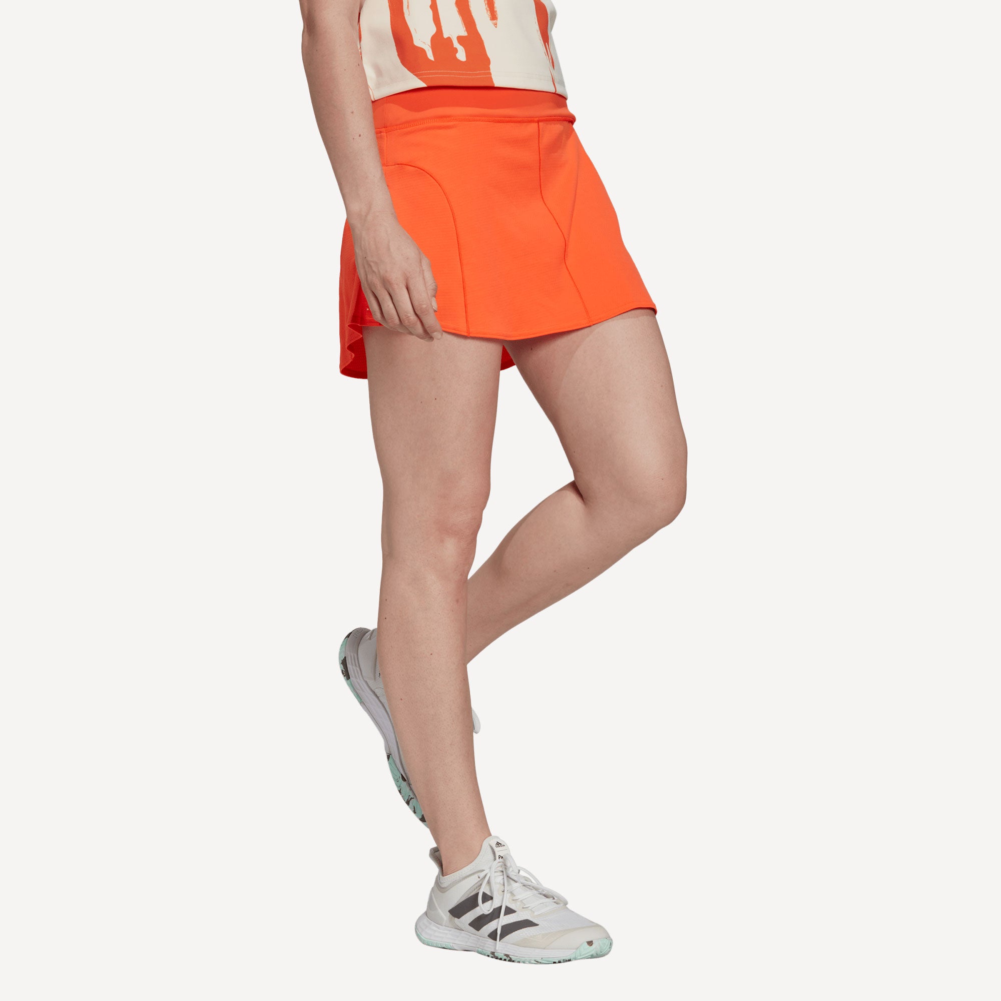 adidas Match Women's Tennis Skirt Orange (3)
