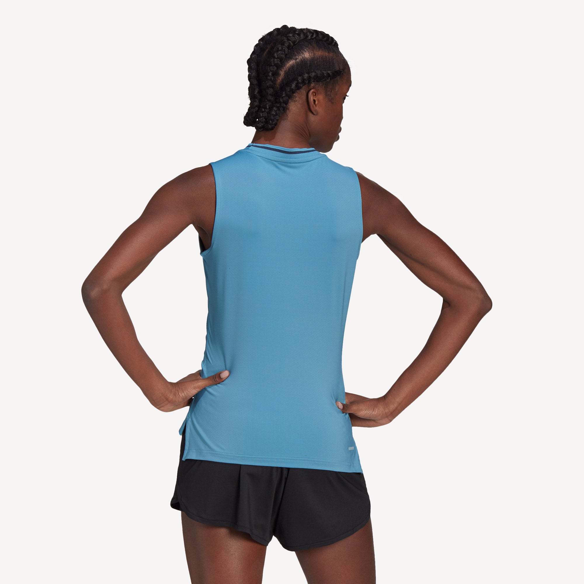 adidas Match Women's Tennis Tank Blue (2)