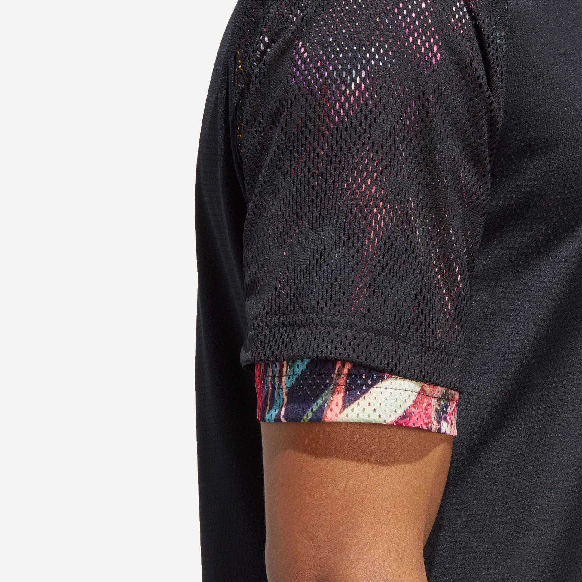 adidas Melbourne Ergo Heat Ready Men's Tennis Shirt Black (7)