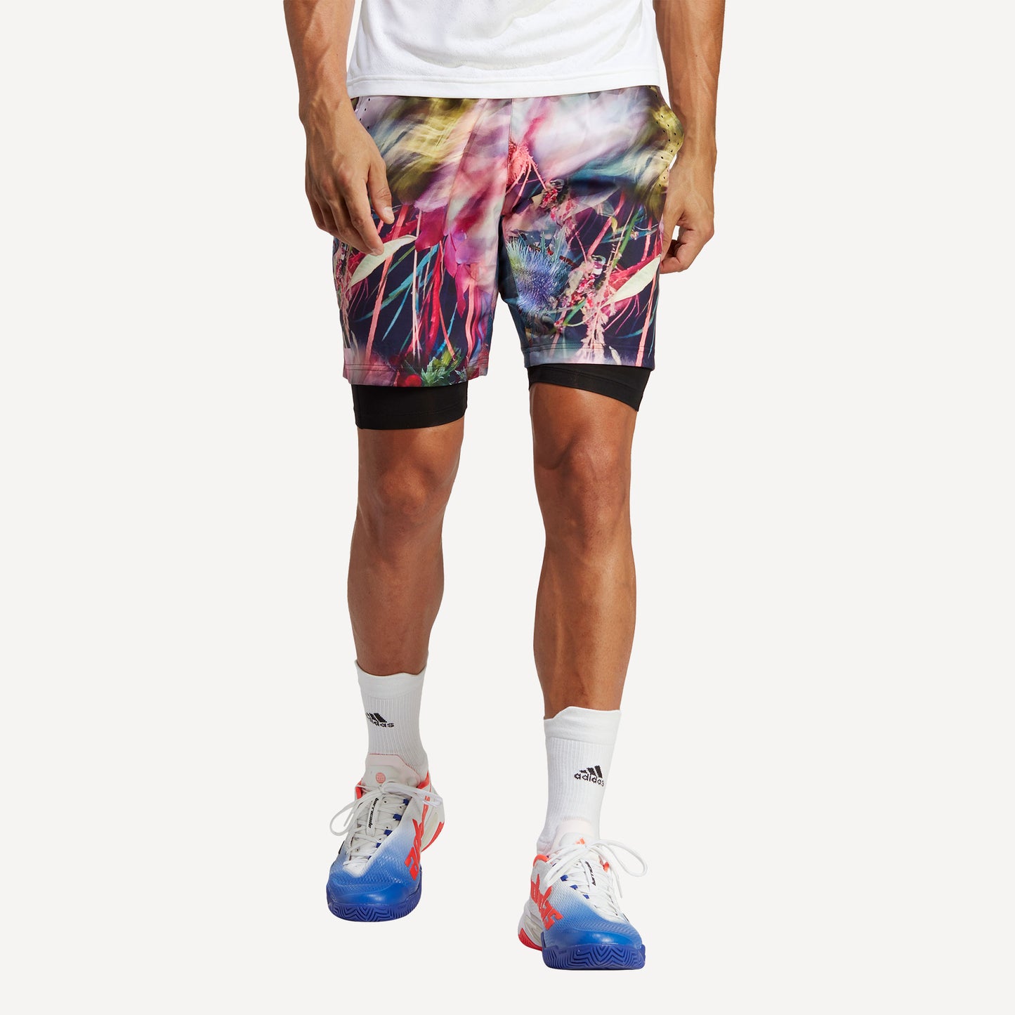 adidas Melbourne Ergo Men's Graphic Tennis Shorts Multicolor (1)