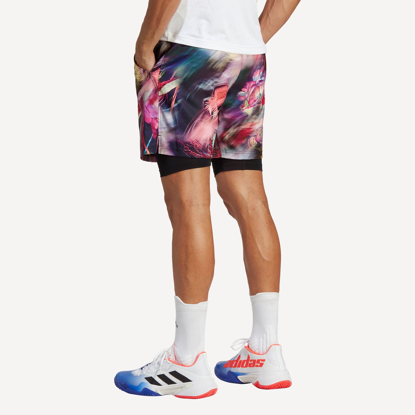 adidas Melbourne Ergo Men's Graphic Tennis Shorts Multicolor (2)